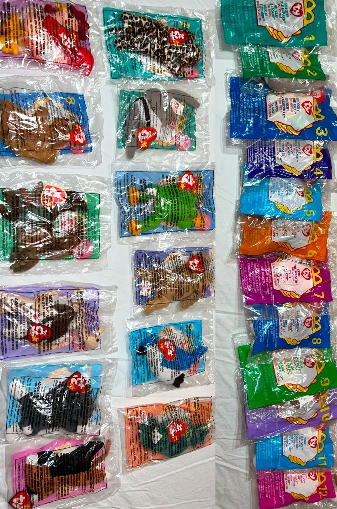Product image for 1999 Set McDonald’s Ty Babies
