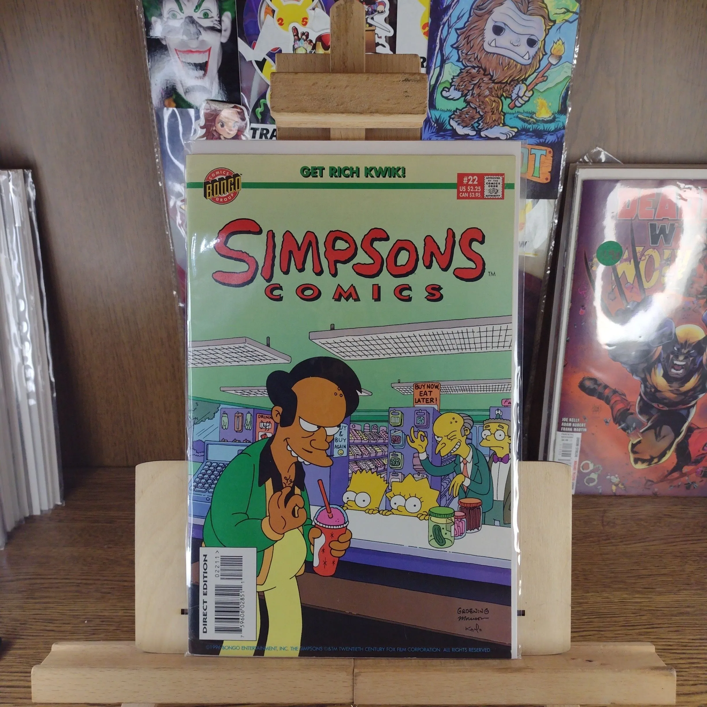 Product image for Simpsons Comics, Get Rich Kwik! #22 Bongo Comics Group 1996