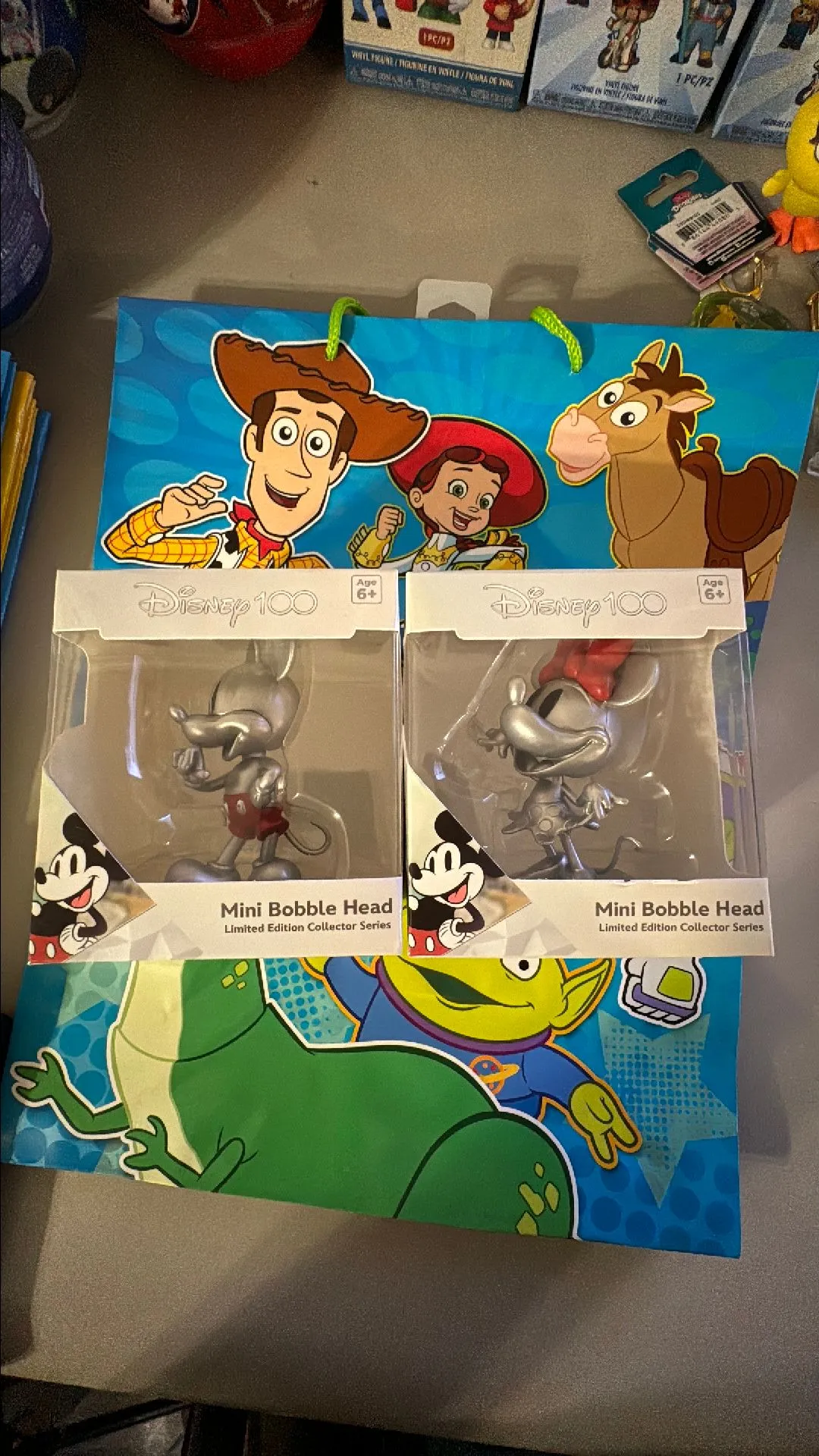 Product image for Mickey and Minnie Bobble Heads