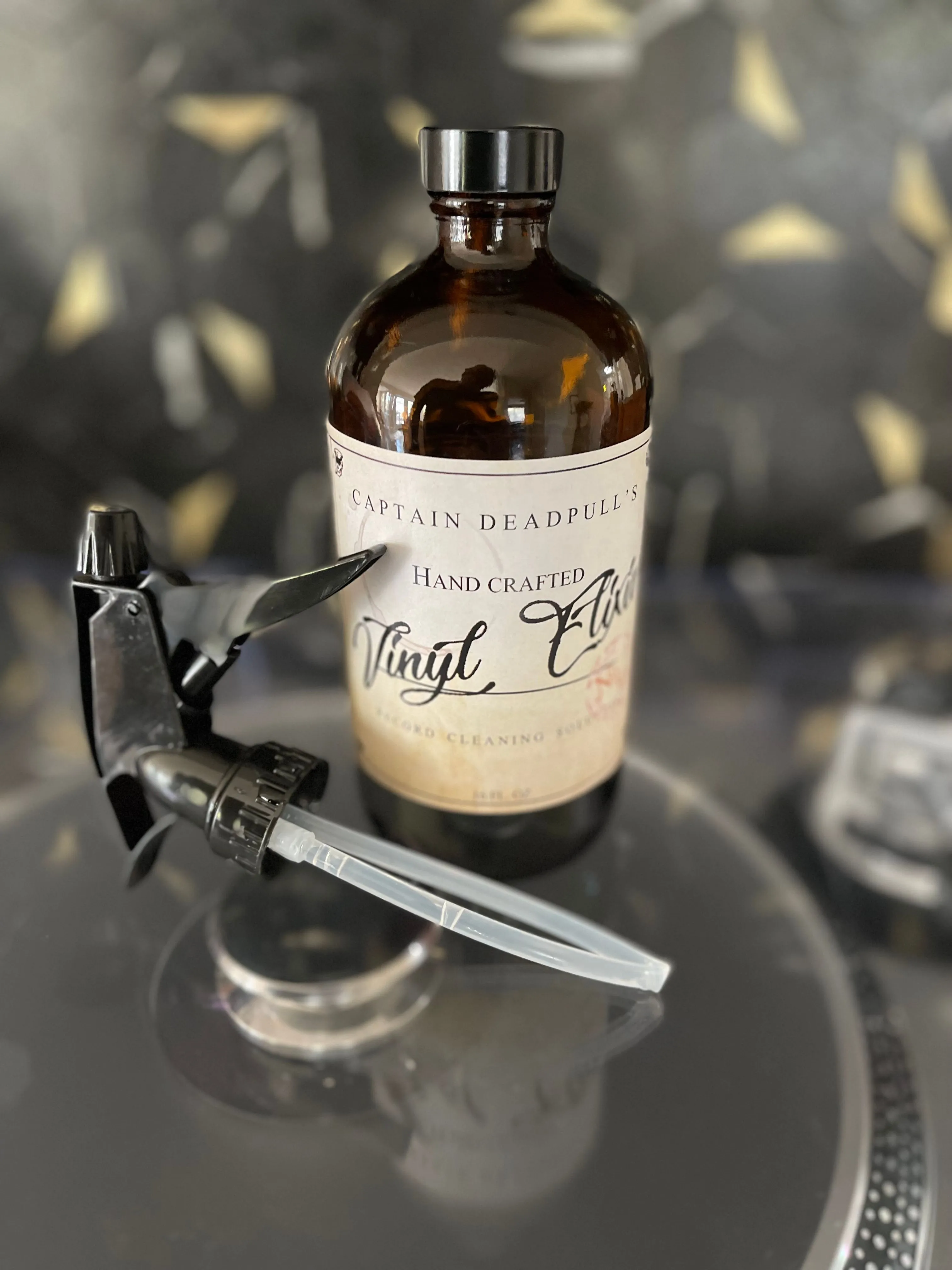 Product image for 16 oz Captain Deadpulll’s Vinyl Elixir Record Cleaner