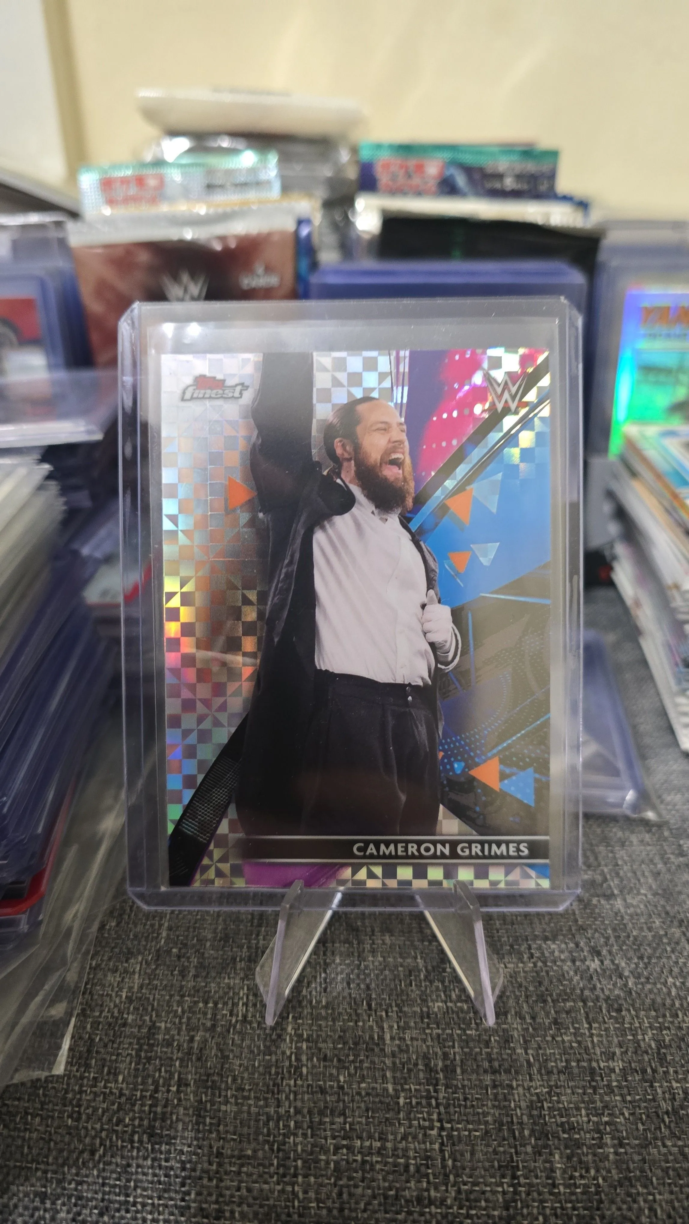 Product image for 2021 Topps Finest WWE #79 Cameron Grimes Xfractor