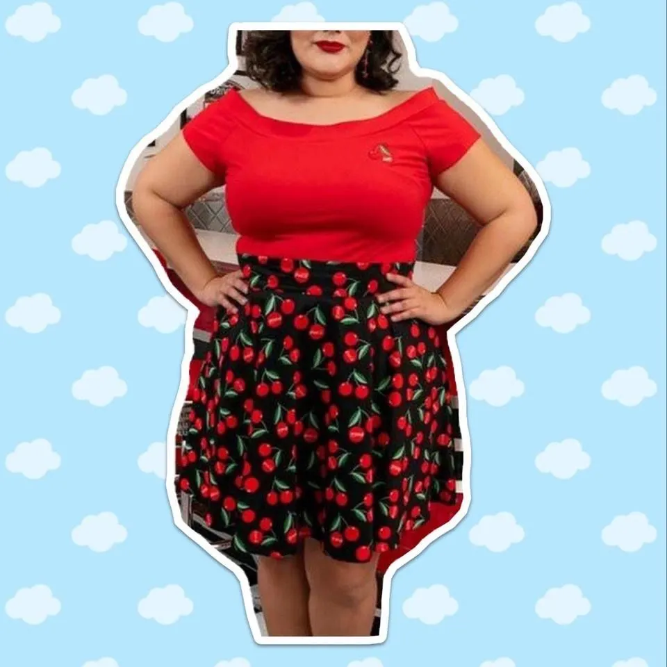 Product image for NEW WITH TAGS Loungefly / StitchShoppe Coca-cola off the shoulder top