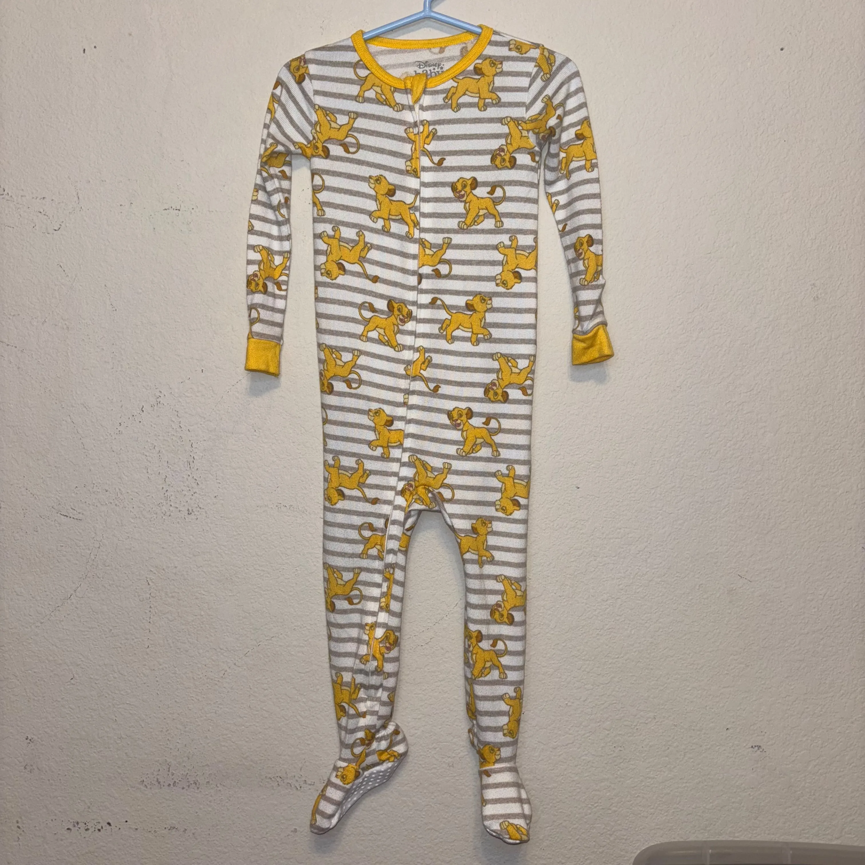 Product image for 5DD. Disney Lion King footie super soft sleeper, size 24 months