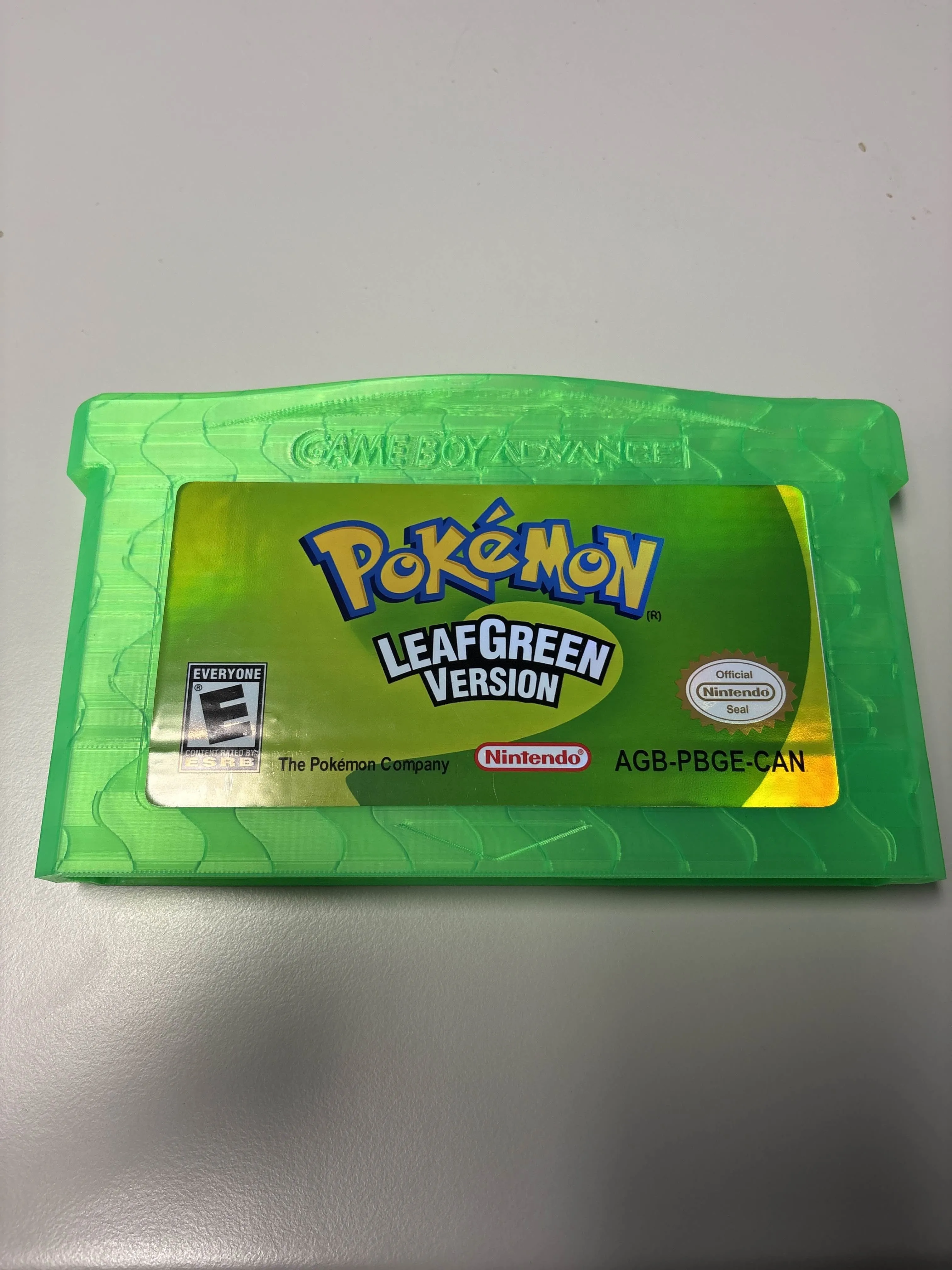 Product image for Pokemon Leafgreen 3D Printed Cartridge Wall Art