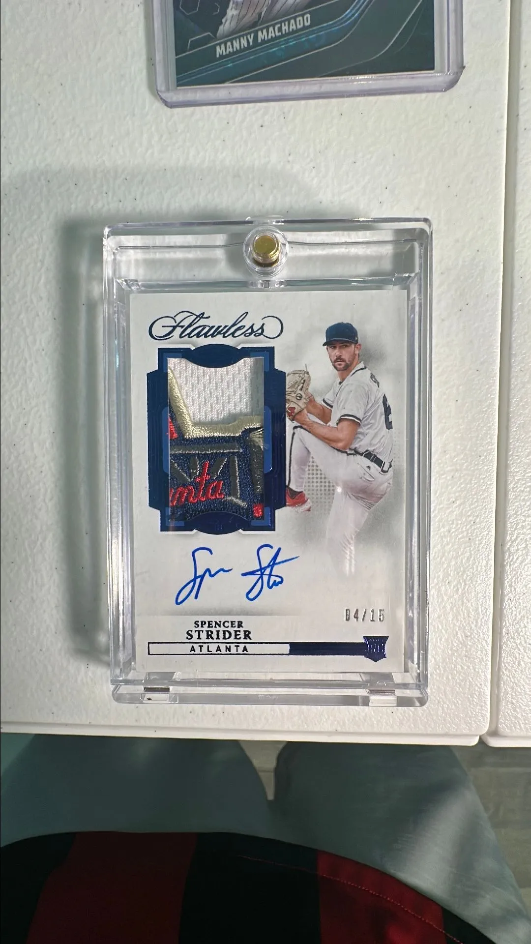 Product image for Flawless Spencer Strider patch auto 4/15