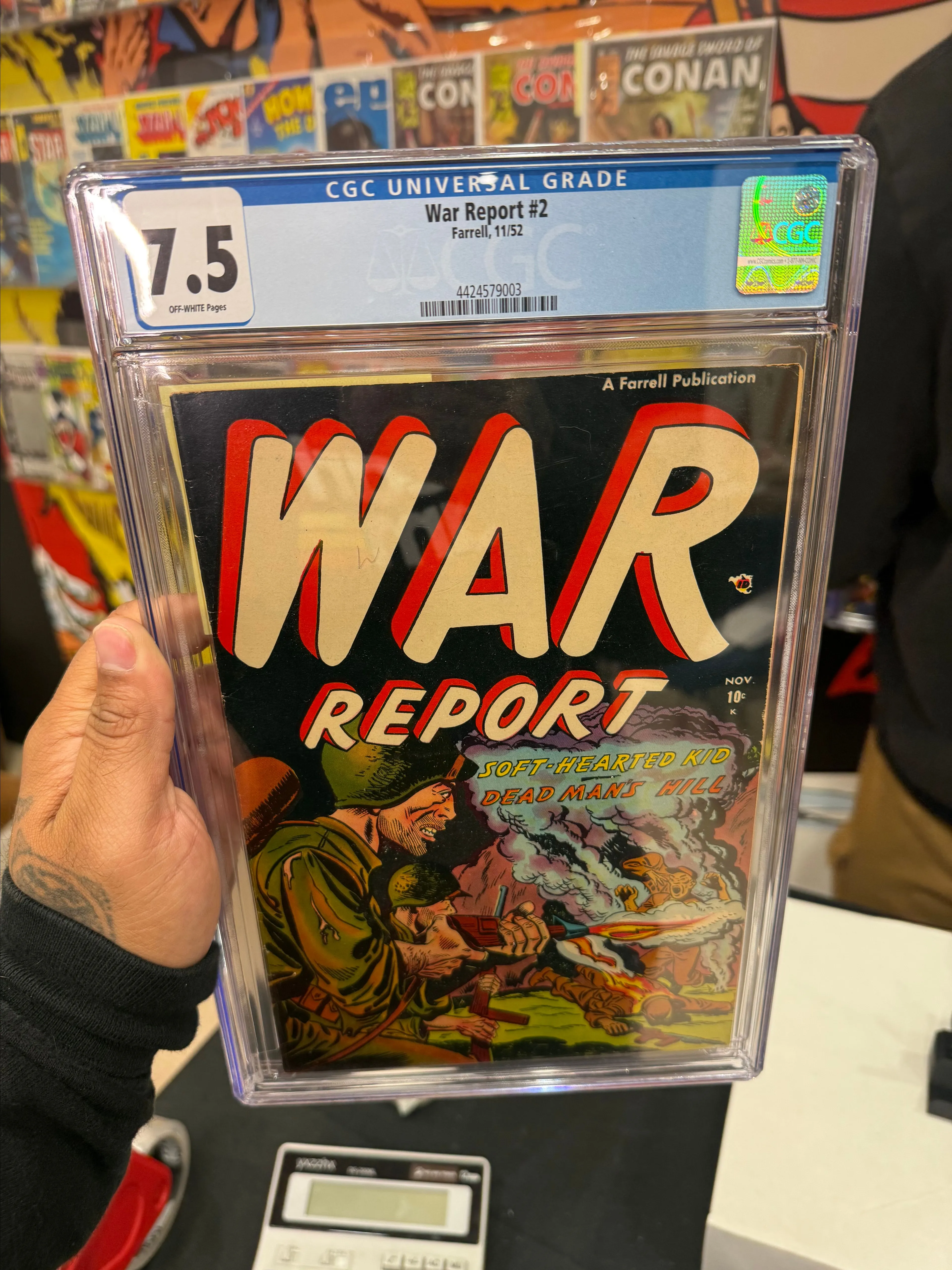 Product image for War Report #2 CGC 7.5
