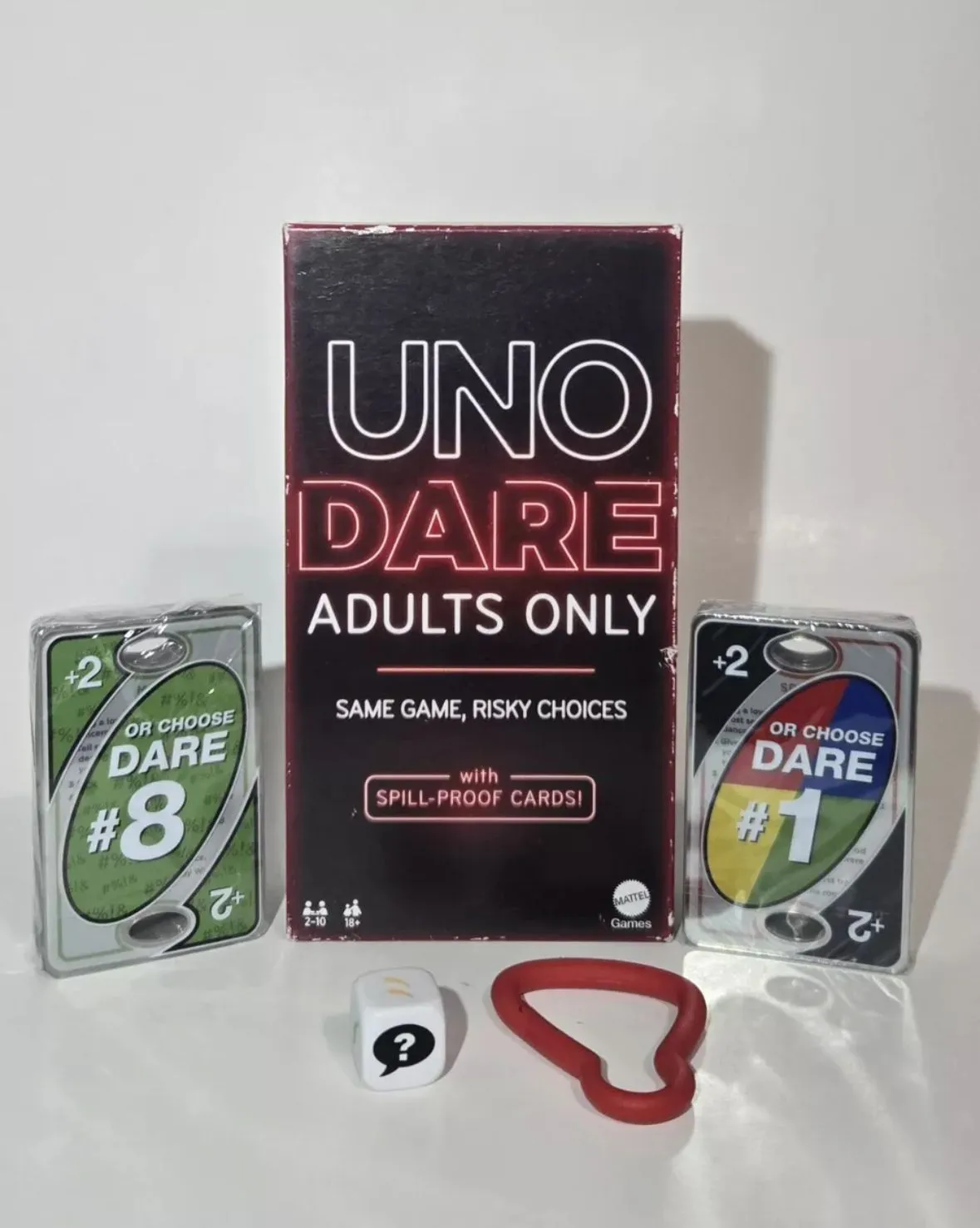 Product image for UNO DARE Adults Only Edition Card Game - Same Game / Risky Choices - New