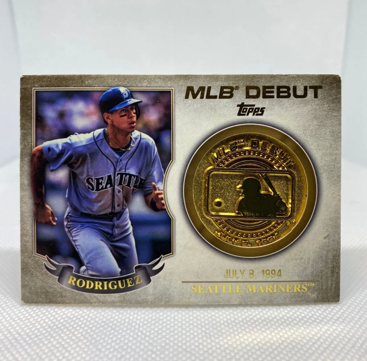 Product image for ALEX RODRIGUEZ - MLB 2016 DEBUT MEDALLION - Topps Seattle Mariners MDM-AR