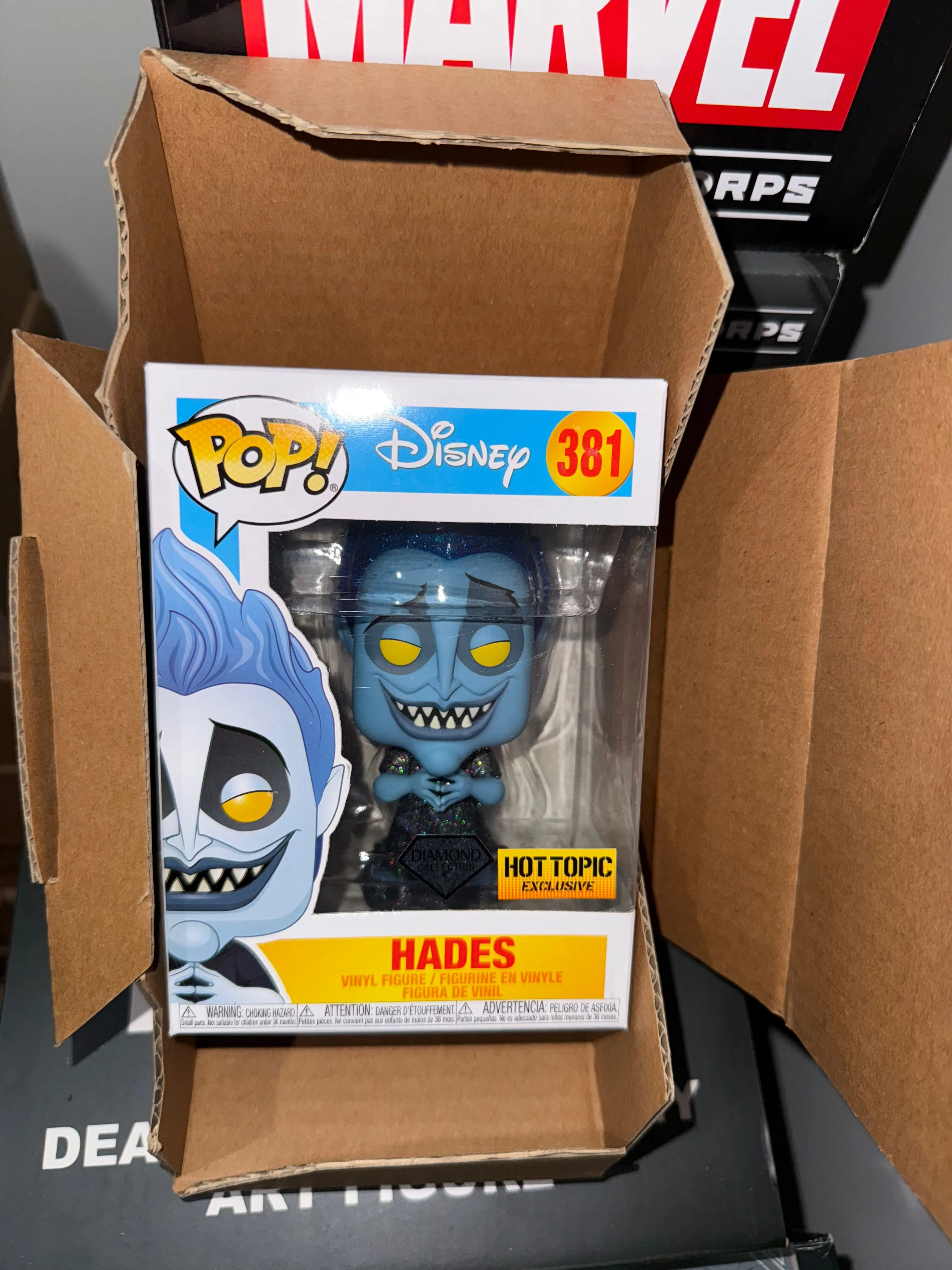 Product image for E. Disney Hades (Diamond Hot Topic Exclusive) Funko Pop!