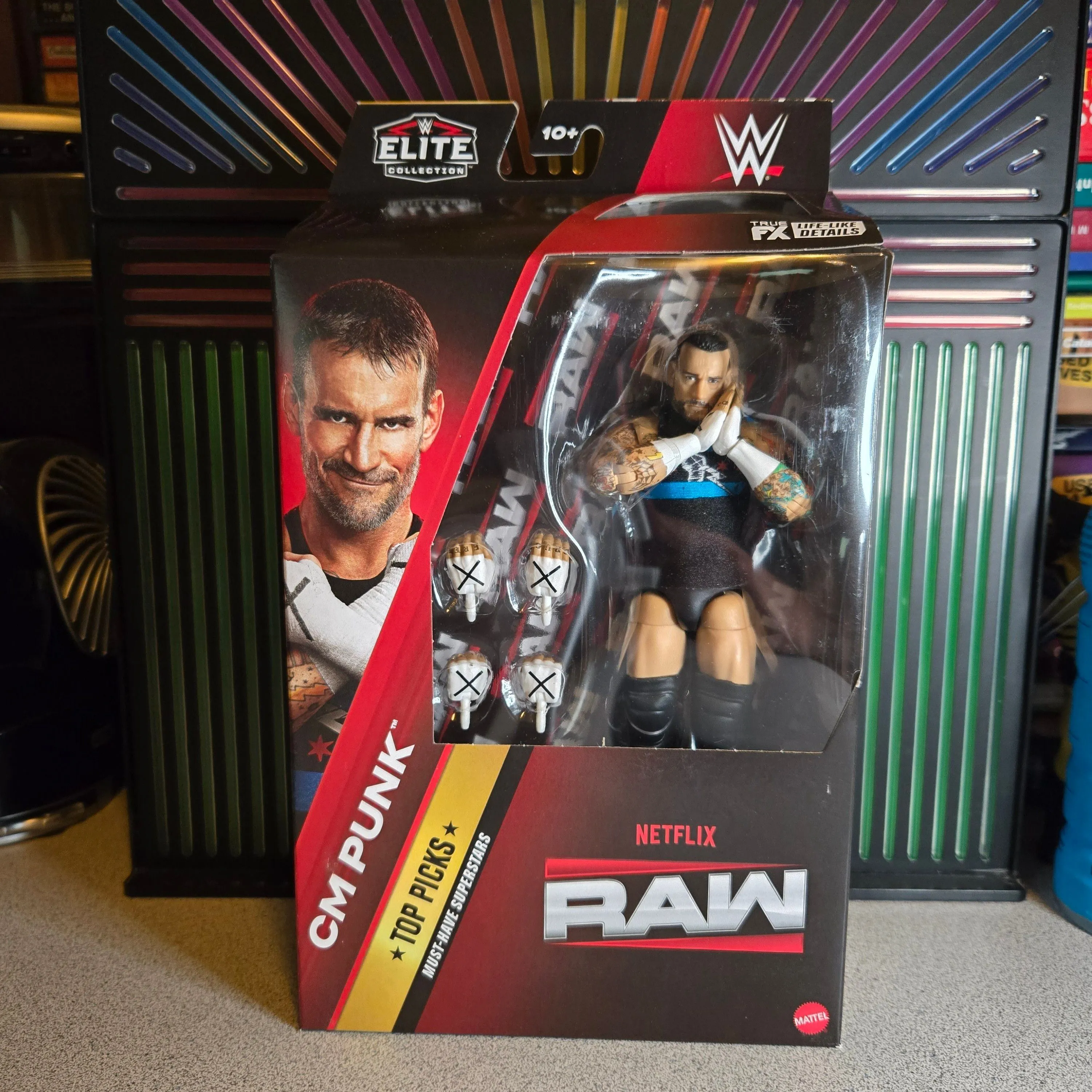 Product image for WWE Elite Collection Netflix Top Picks 2025 CM Punk 