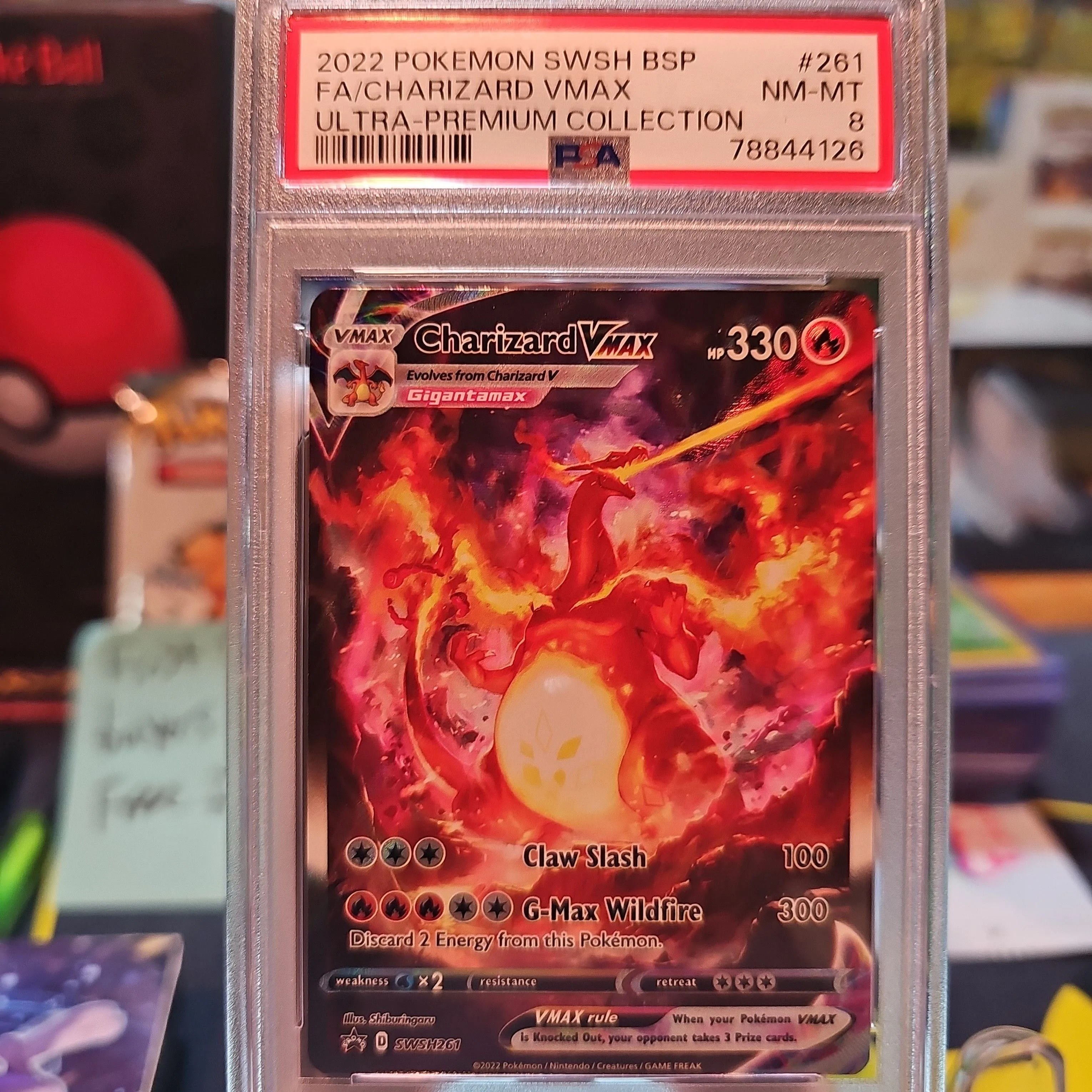 Product image for Fa/charizard vmax black star promo
