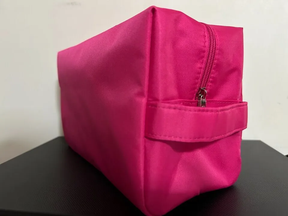 Product image for Clinique Skincare Makeup Beauty Cosmetic Train Case Travel Bag Pink