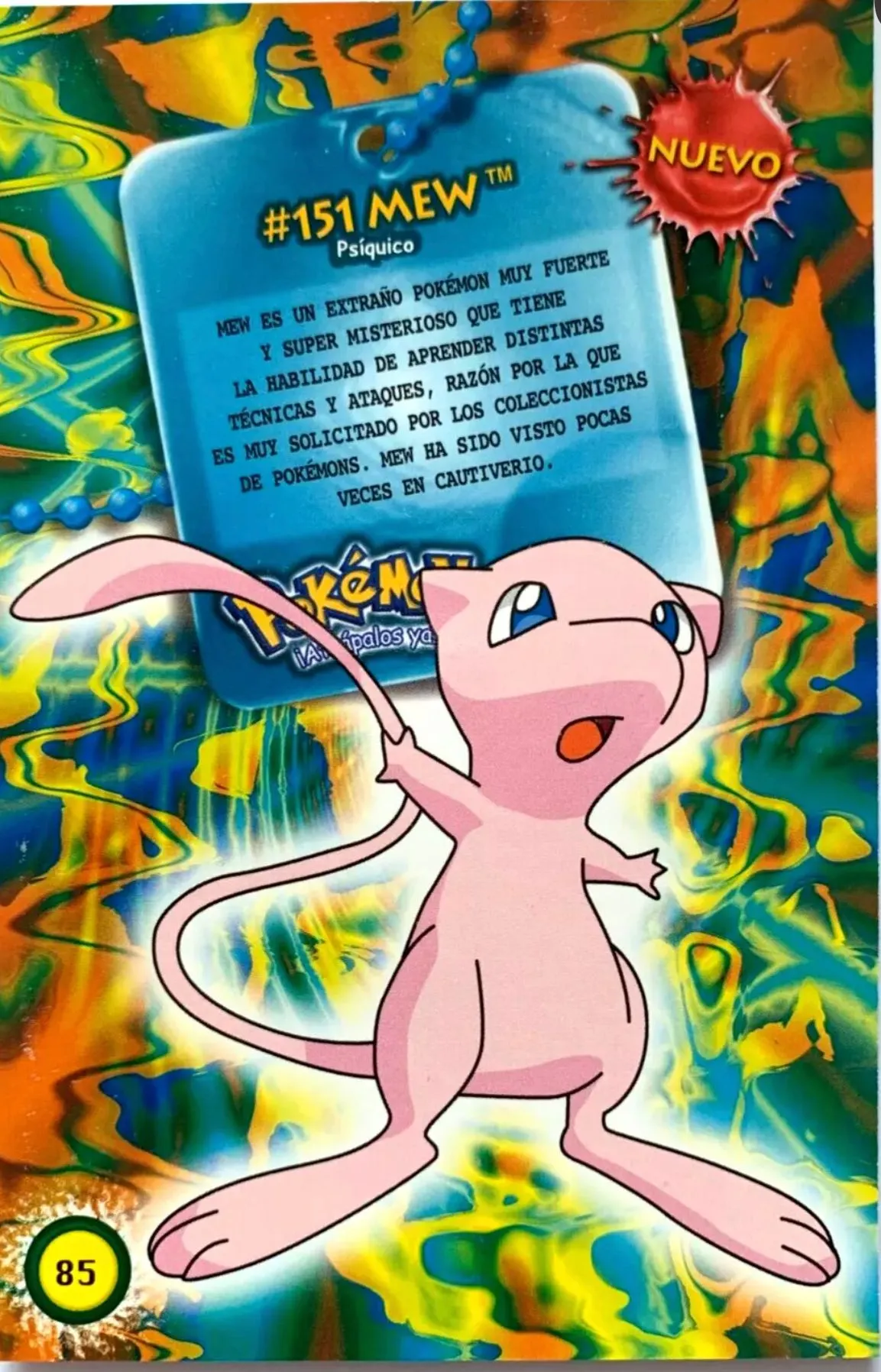 Product image for 2000 POSTCARD POKEMON Navarrete #085 MEW Kanto Nintendo
