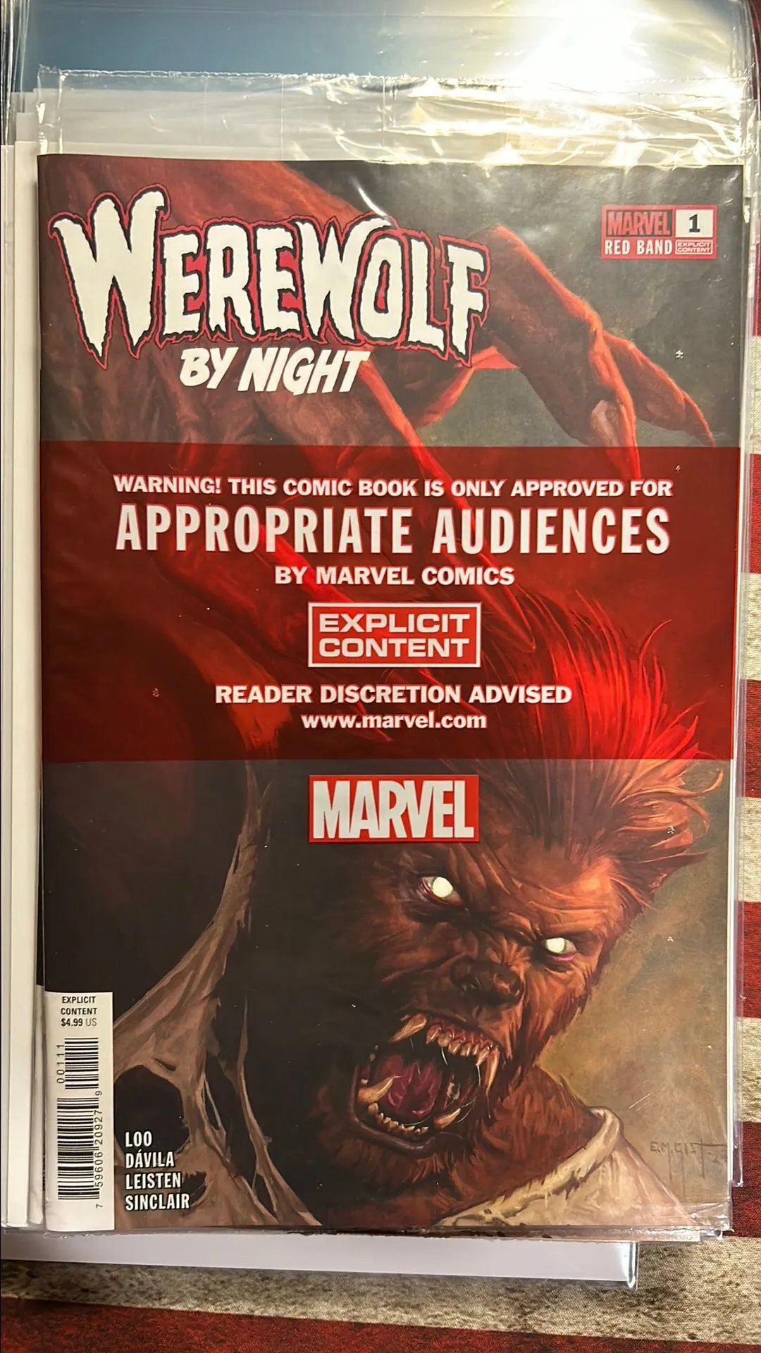 Product image for Werewolf by Night Red Band 1 Gist
