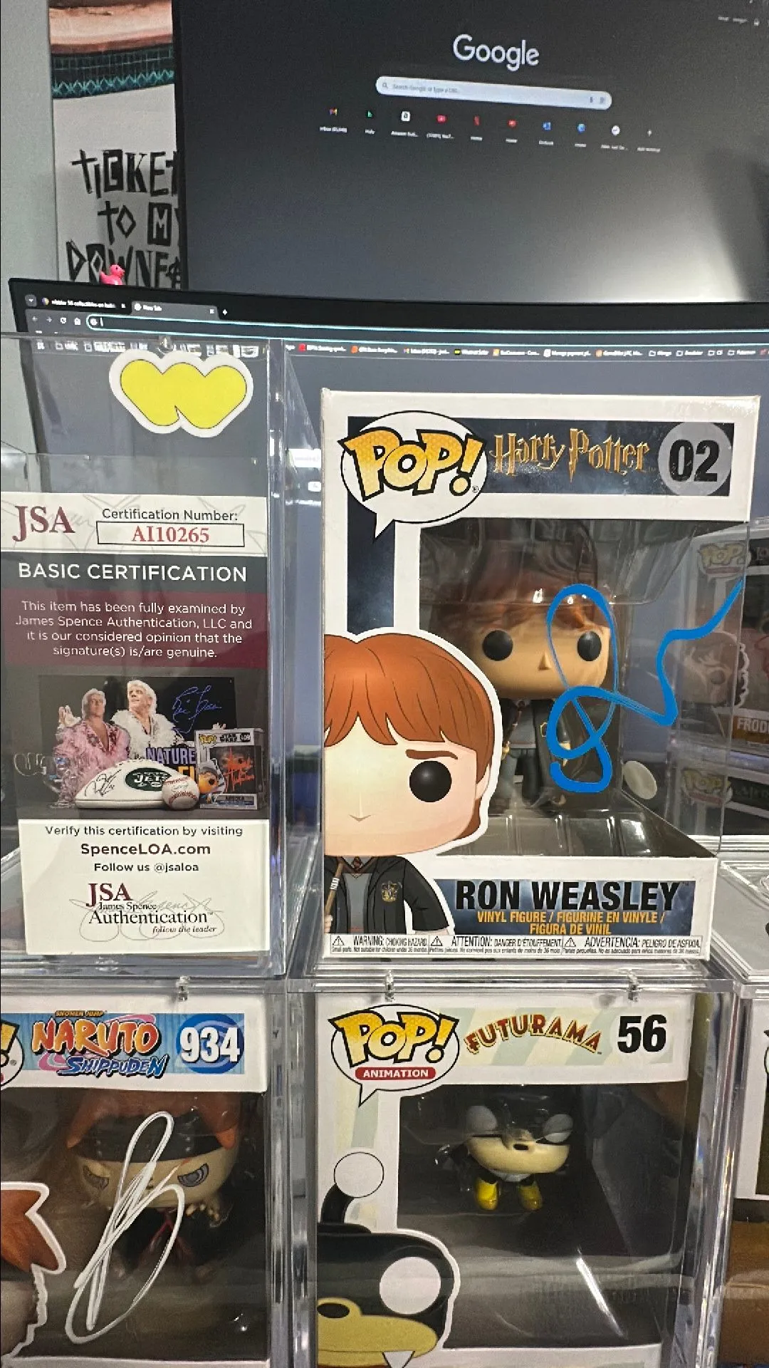Product image for Ron Weasley signed by Rupert Grint