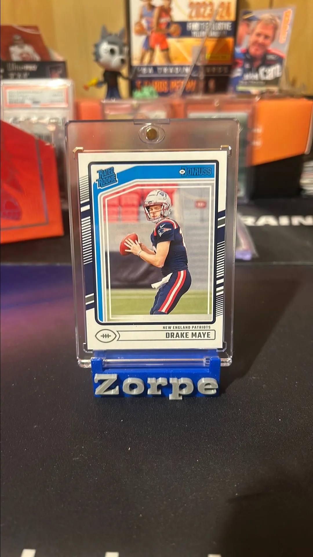 Product image for 2024 Panini Donruss Football Drake Maye Base Rated Rookie no. 379