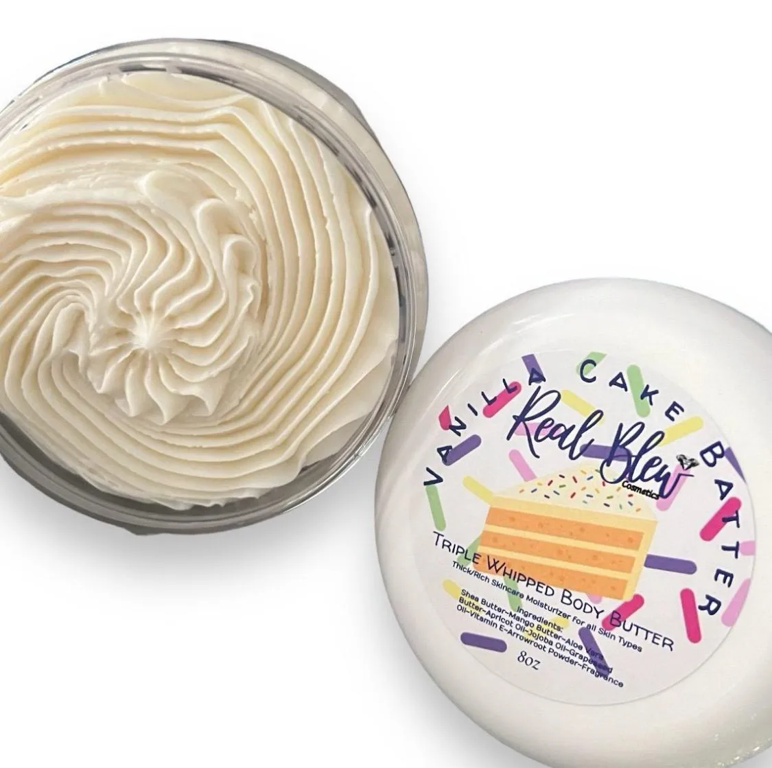 Product image for 8oz Vanilla Triple Whipped Body Butter Moisturizer
