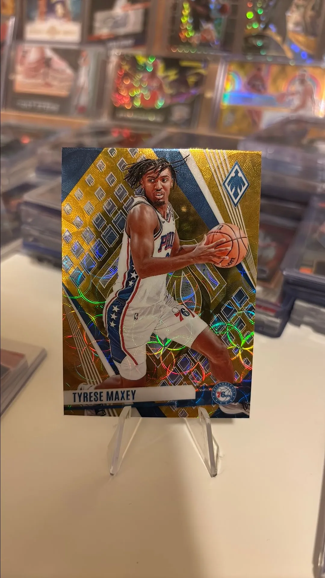Product image for Tyrese Maxey Phoenix Gold /10