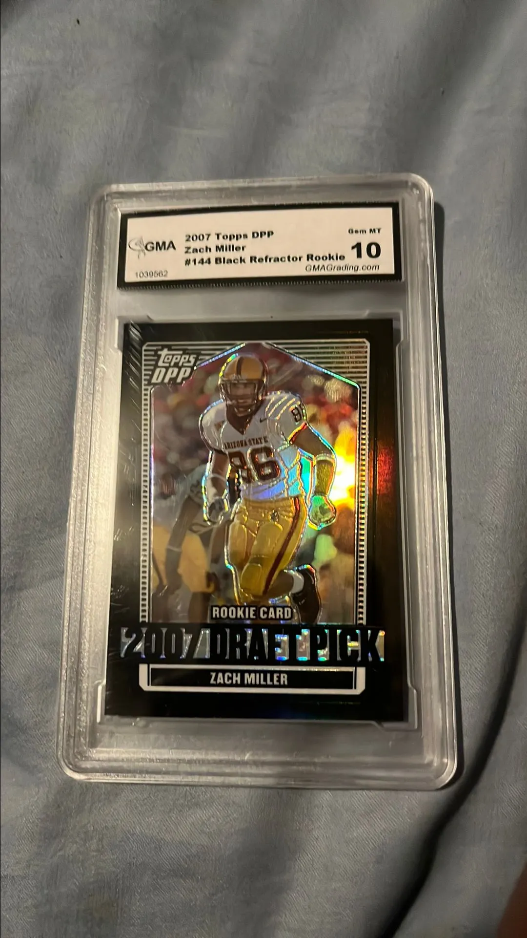 Product image for 2007 Topps Rookie Zach Miller Slab
