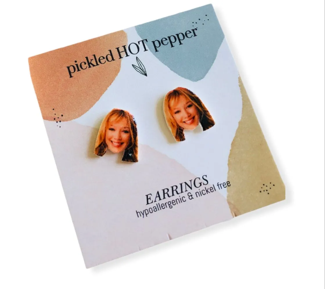 Product image for Hilary Duff, Disney, Lizzie McGuire stud earrings
