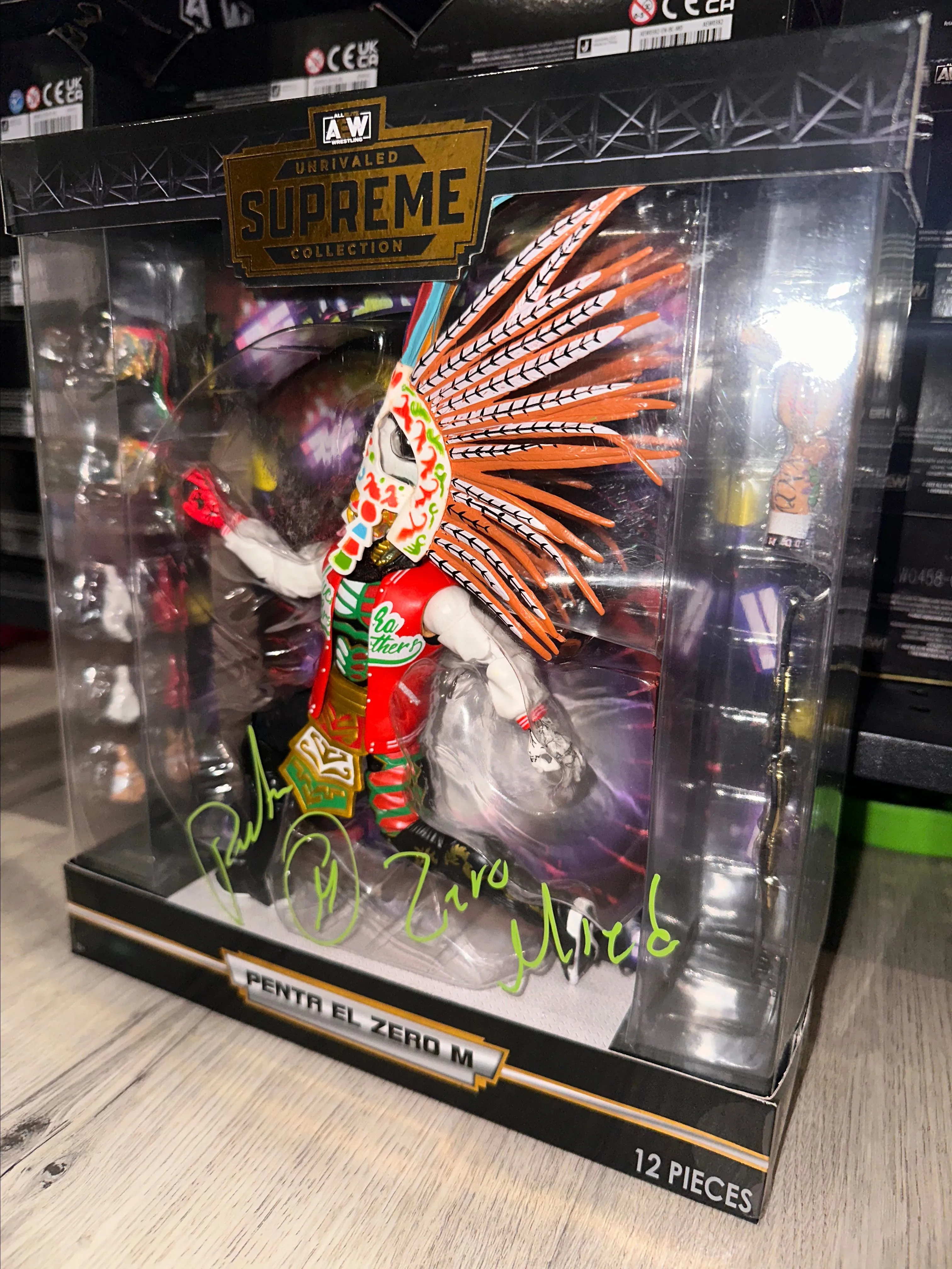 Product image for AEW Penta El Zero Miedo Supreme Signed Figure