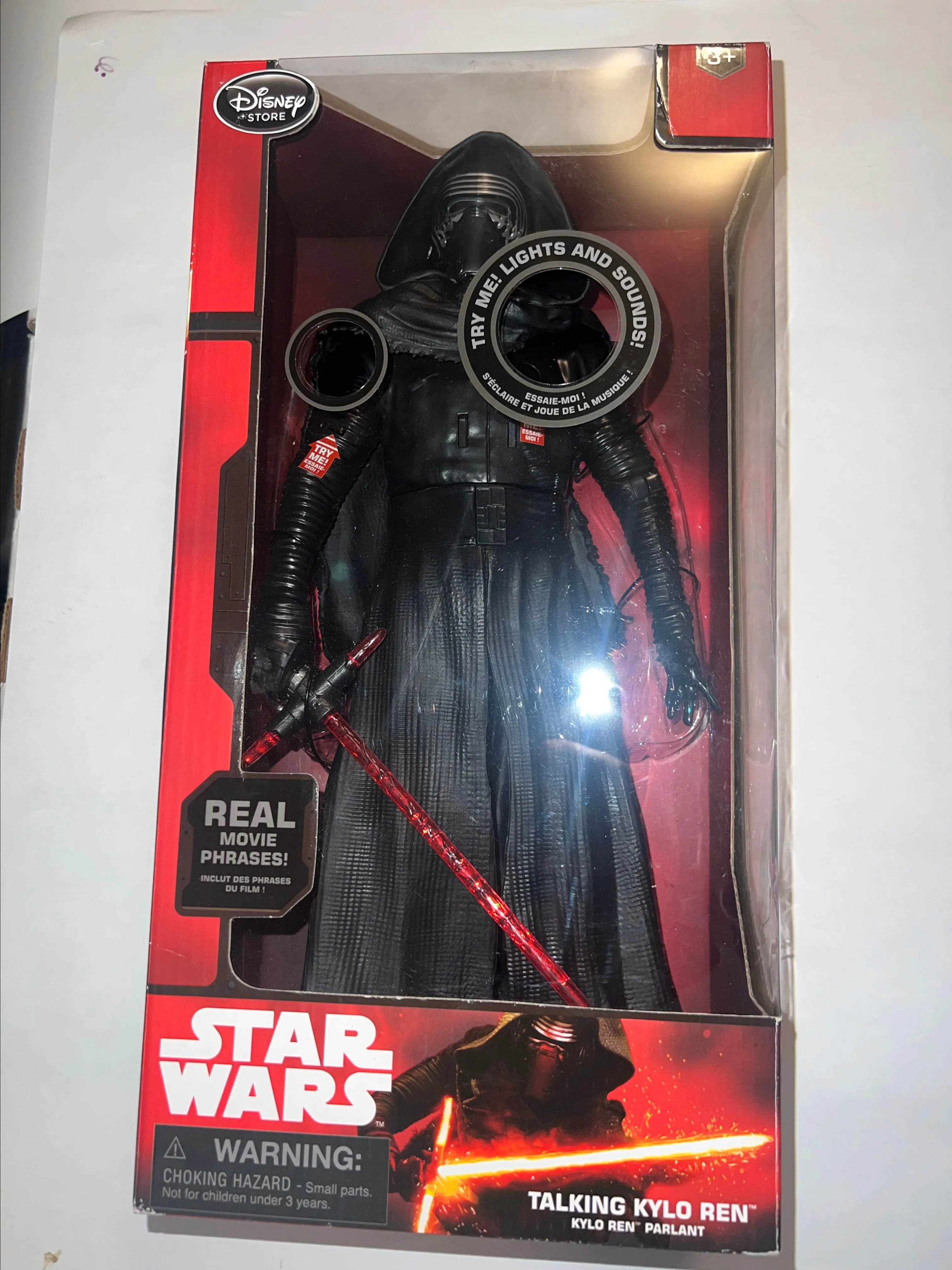 Product image for Star Wars The Force Awakens Talking Kylo Ren 14" Action Figure Disney Store Exclusive NIB
