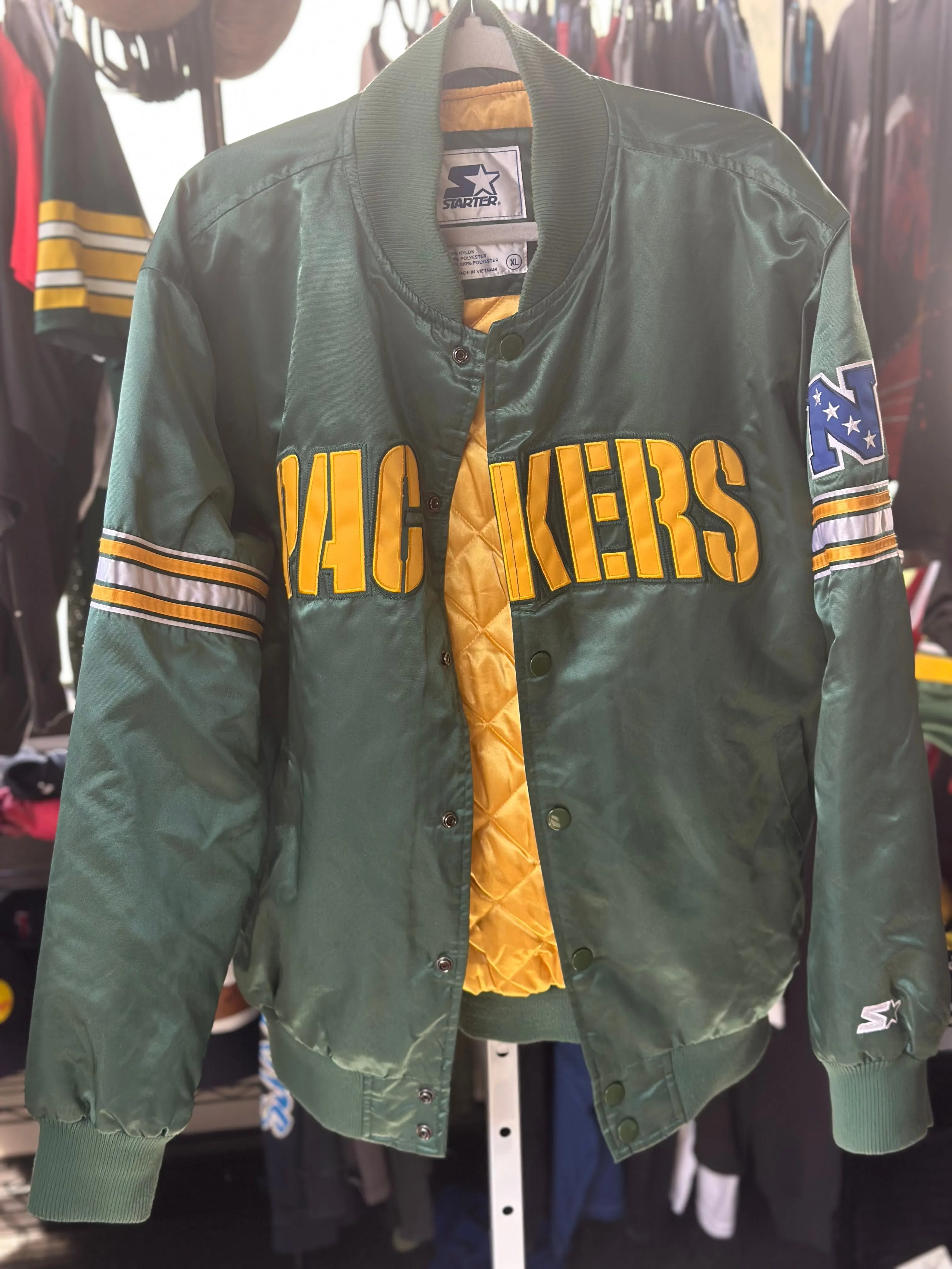Product image for Green Bay Packers Starter Deadstock XL Jackets