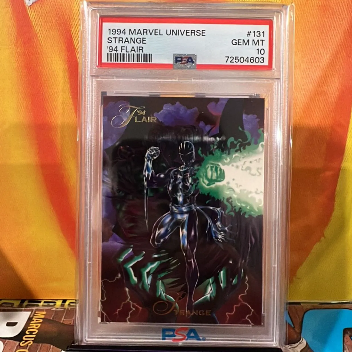Product image for 1994 Marvel Universe '94 Flair Strange '94 Flair PSA GEM MT 10