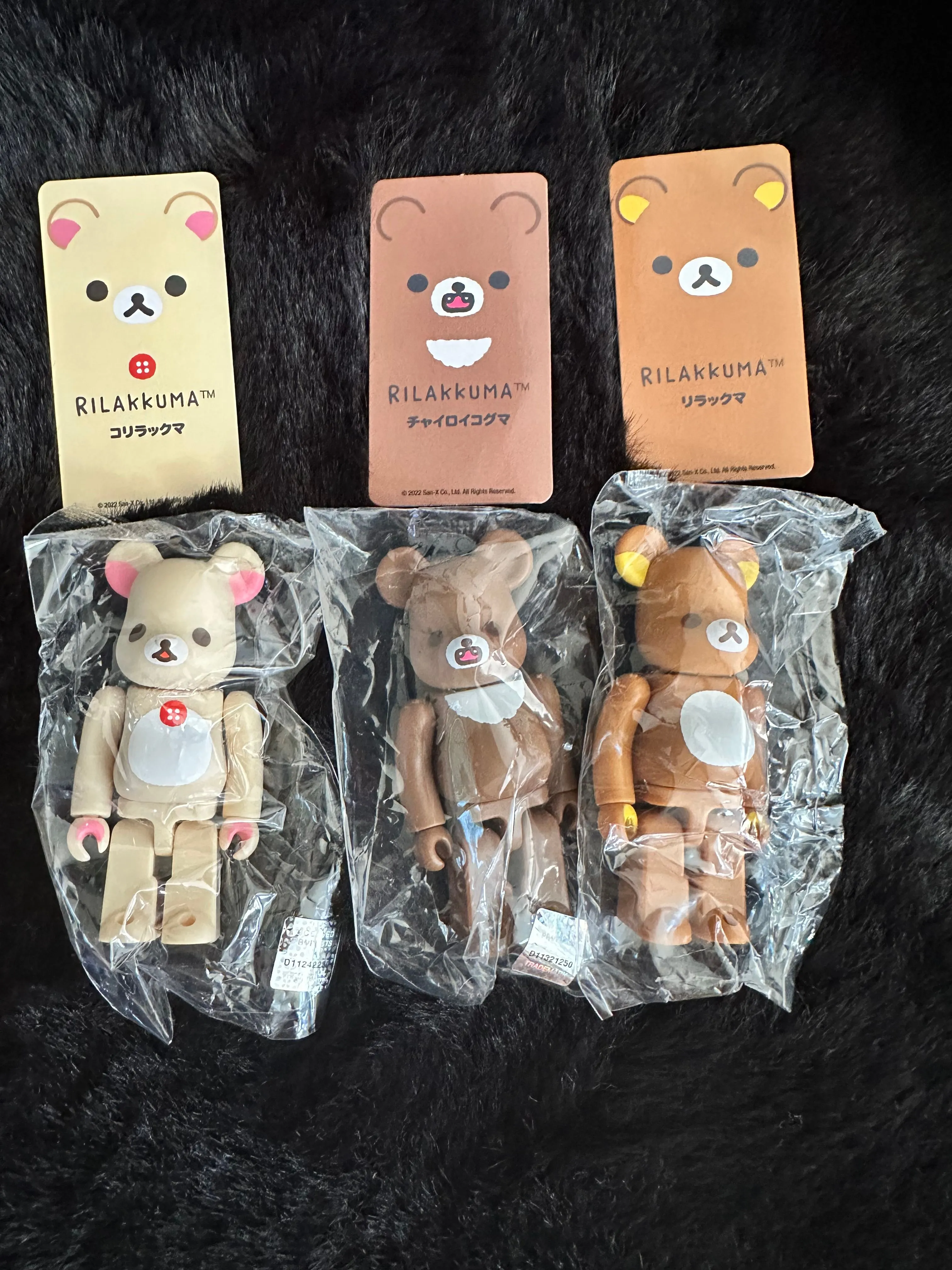 Product image for Bearbrick Kuma set of 3 sealed
