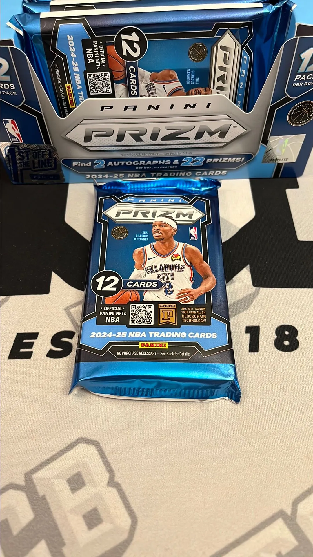 Product image for 2024-25 Panini Prizm NBA FOTL Hobby Pack