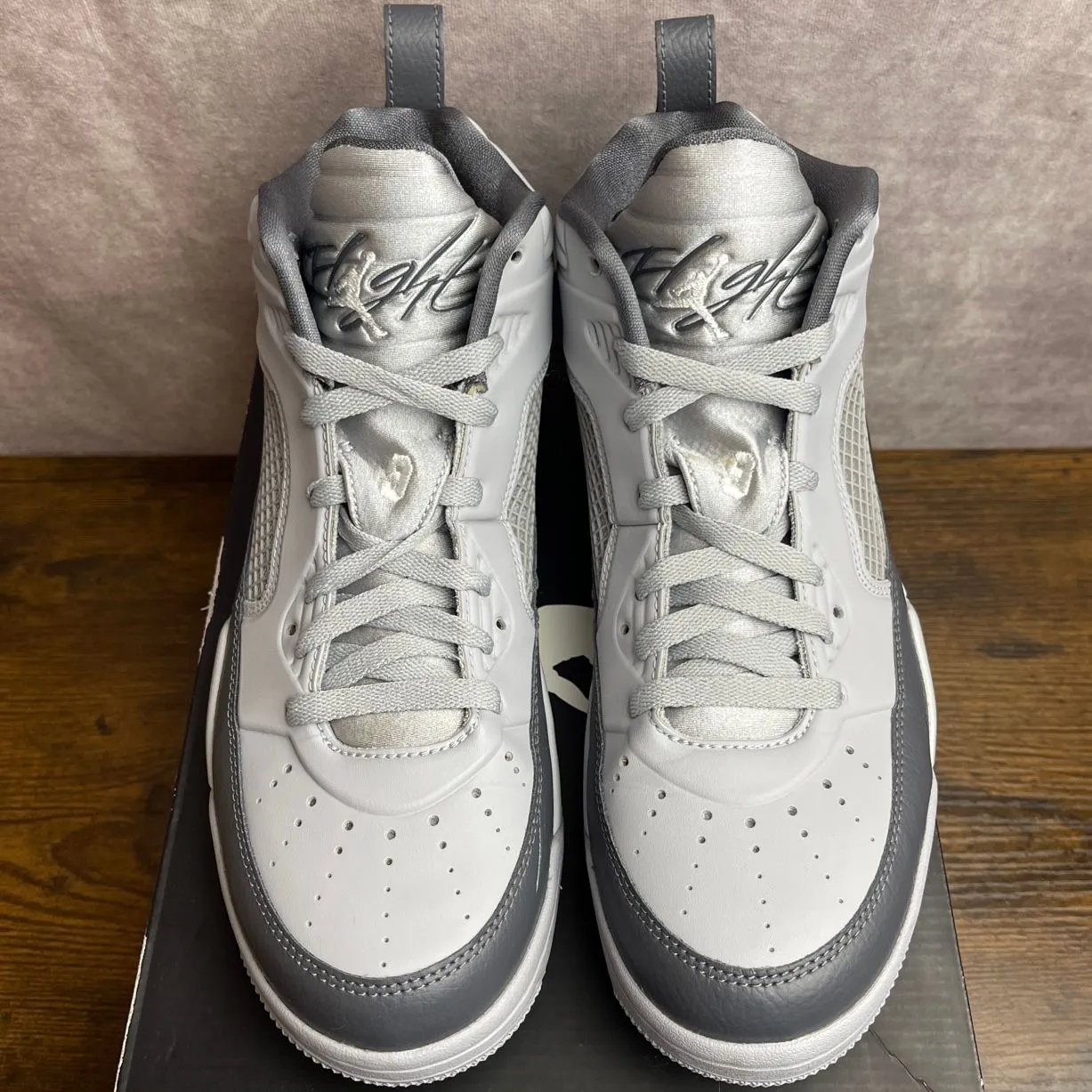 jordan flight 9.5 grey