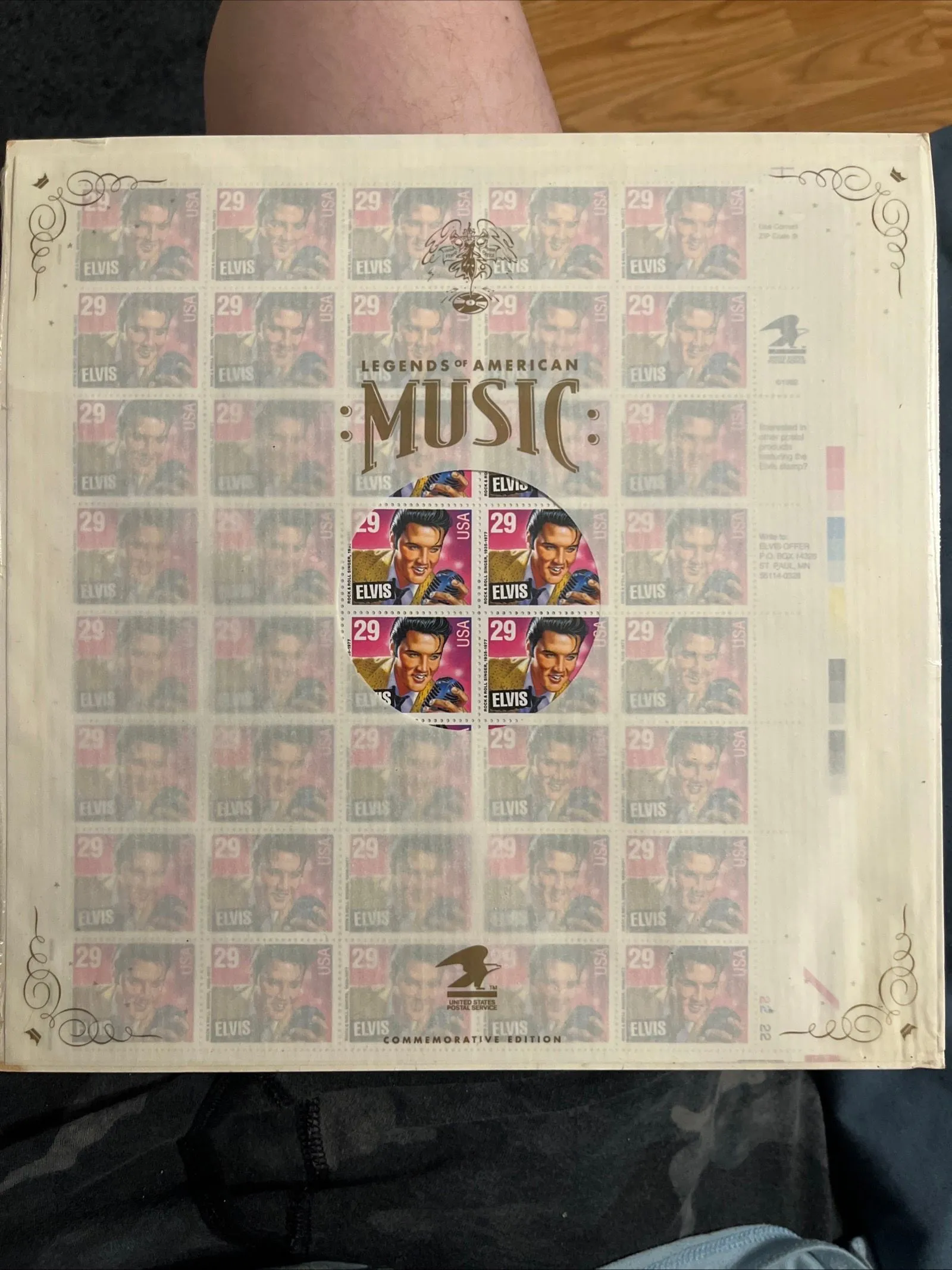 Product image for Elvis Presley Commemorative Stamps SEALED