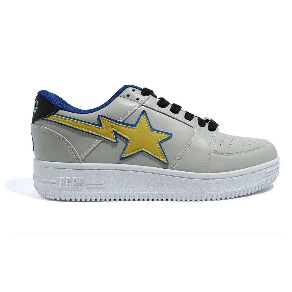 Product image for 8M - Babe Bapesta Low Dreamville  Grey/Yellow/Blue