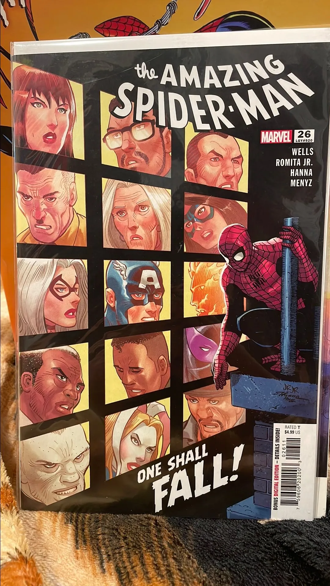 Product image for The Amazing Spider-Man, Vol. 6 issue 26A John Romita Jr cover 9.8 key