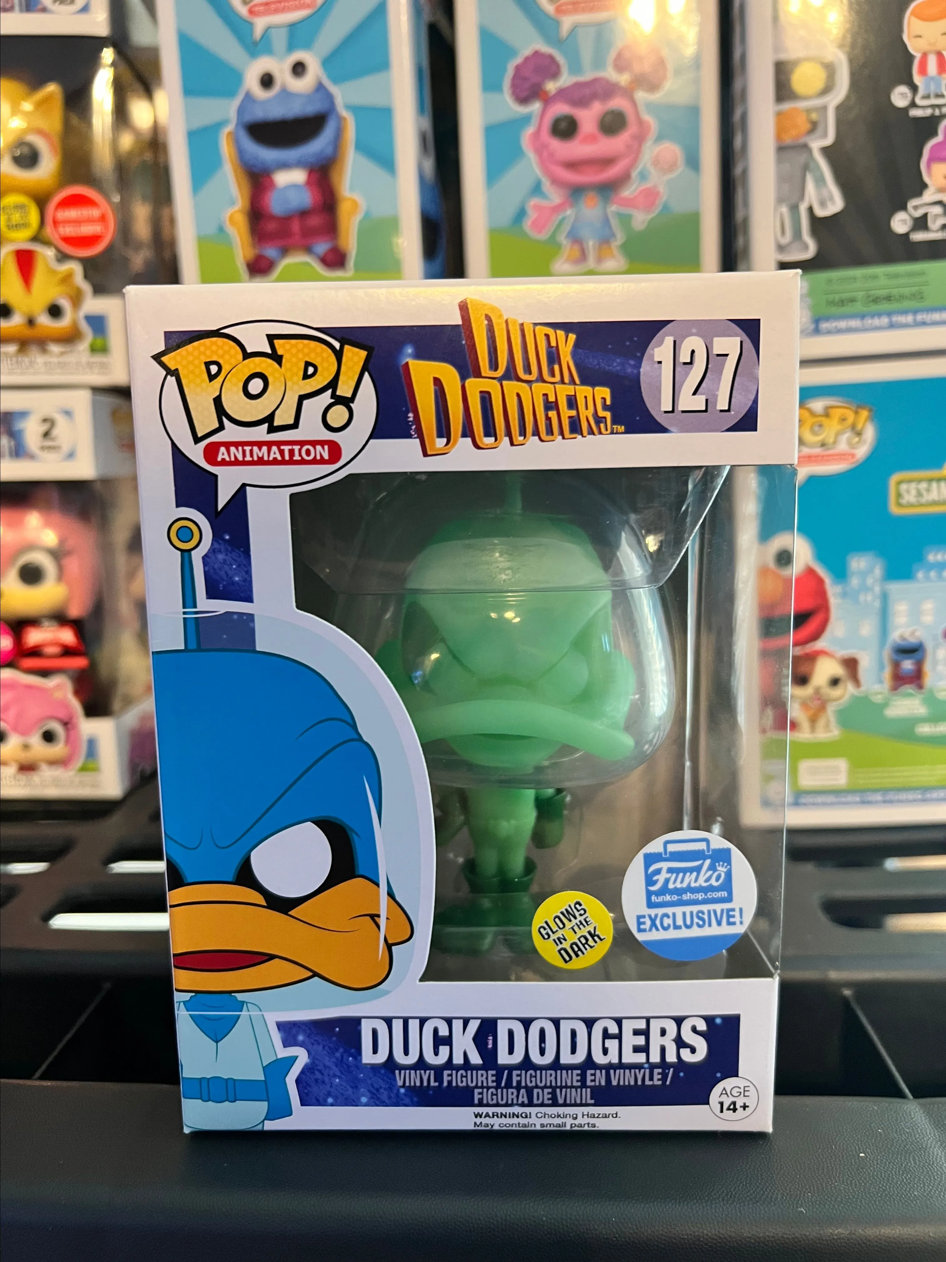 Product image for Funk Pop GITD Duck Dodgers # 127