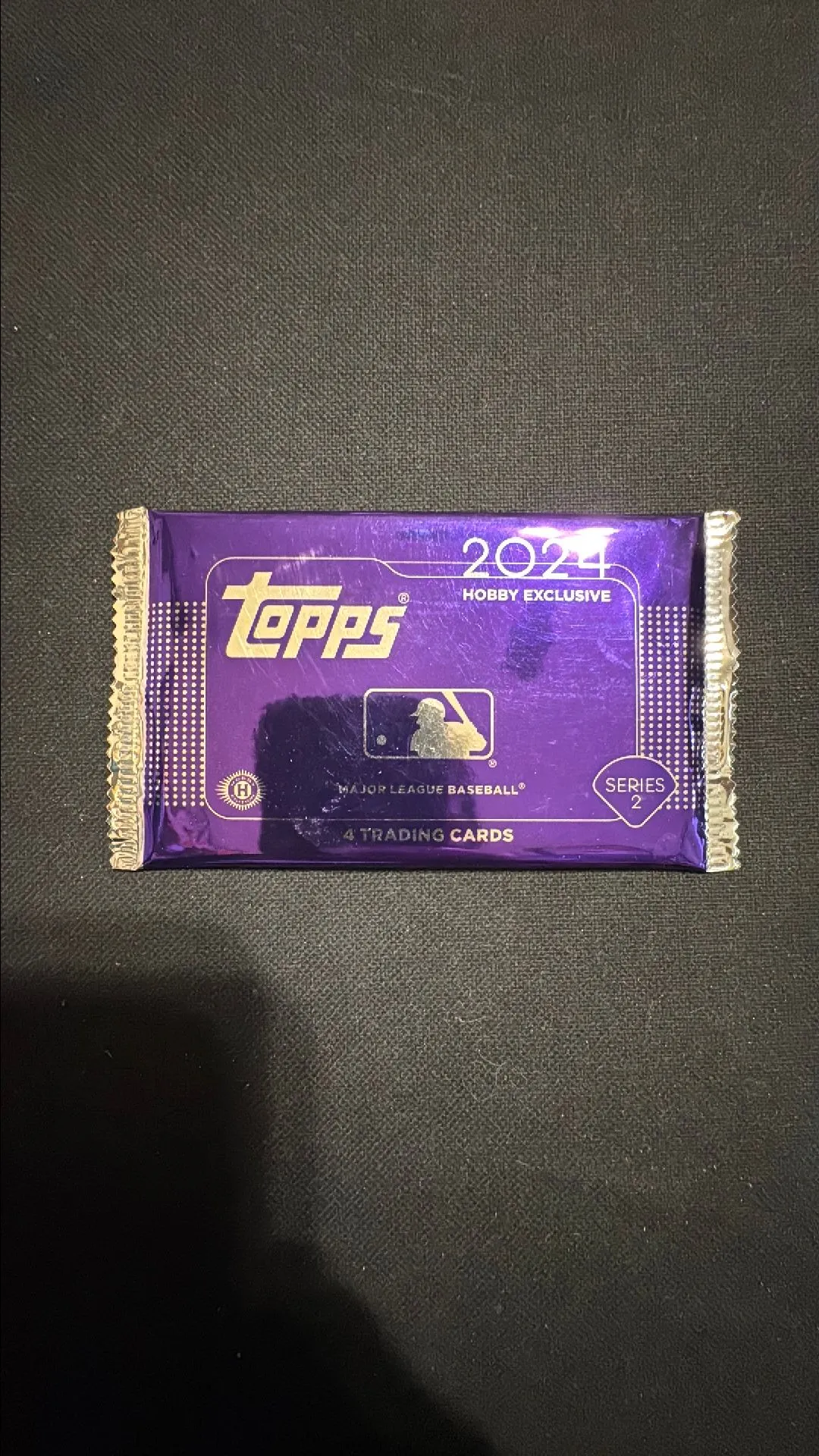 Product image for 2024 Topps Series 2 Hobby Exclusive Chrome box topper pack