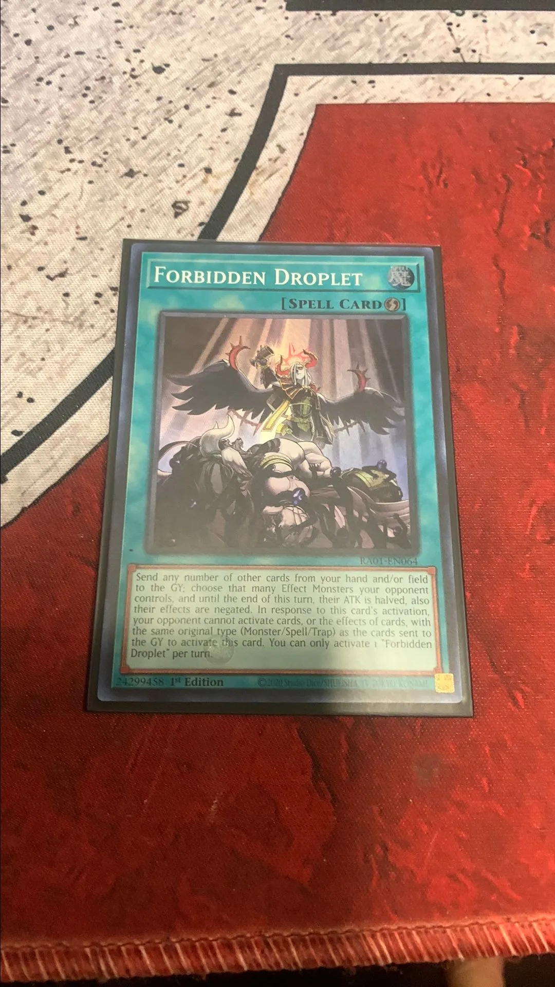 Product image for (Yu-Gi-Oh!) Forbidden Droplet RA01-EN064 (SR)