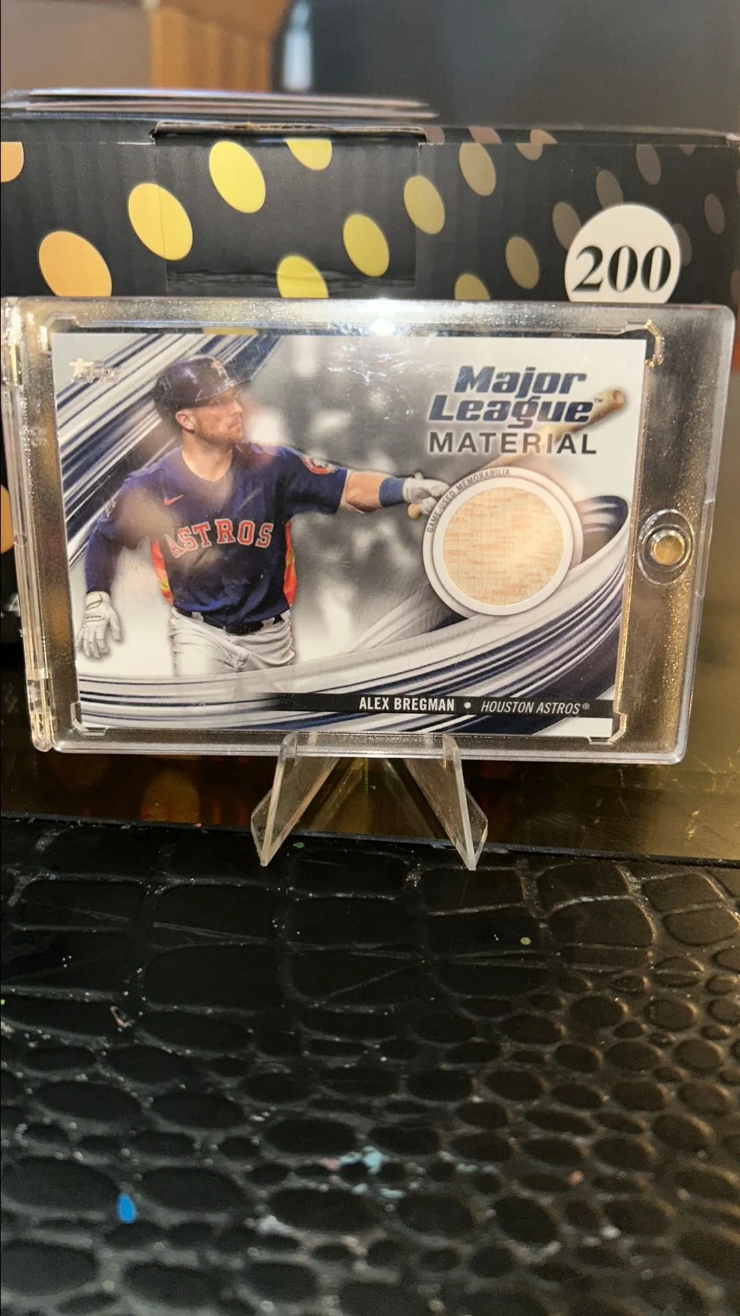 Product image for ALEX BREGMAN GAME USED MEM!