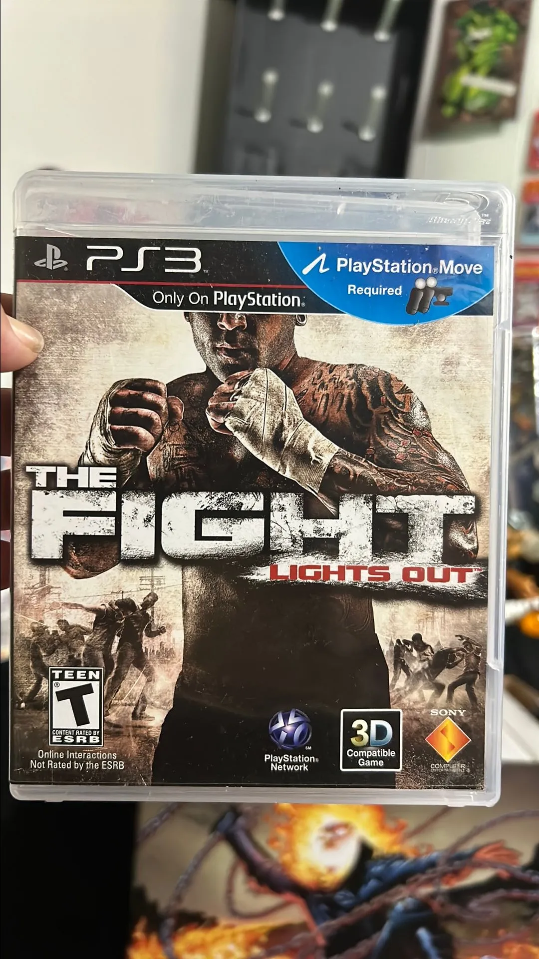 Product image for The fight lights out PS3 case and manual included