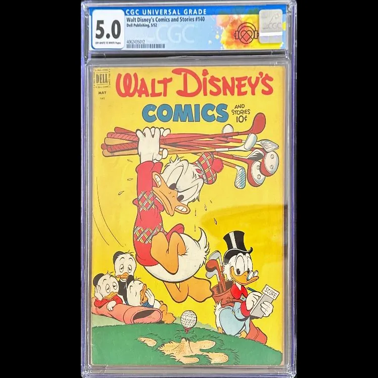 Product image for Walt Disney's Comics and Stories 140  CGC 5 1952