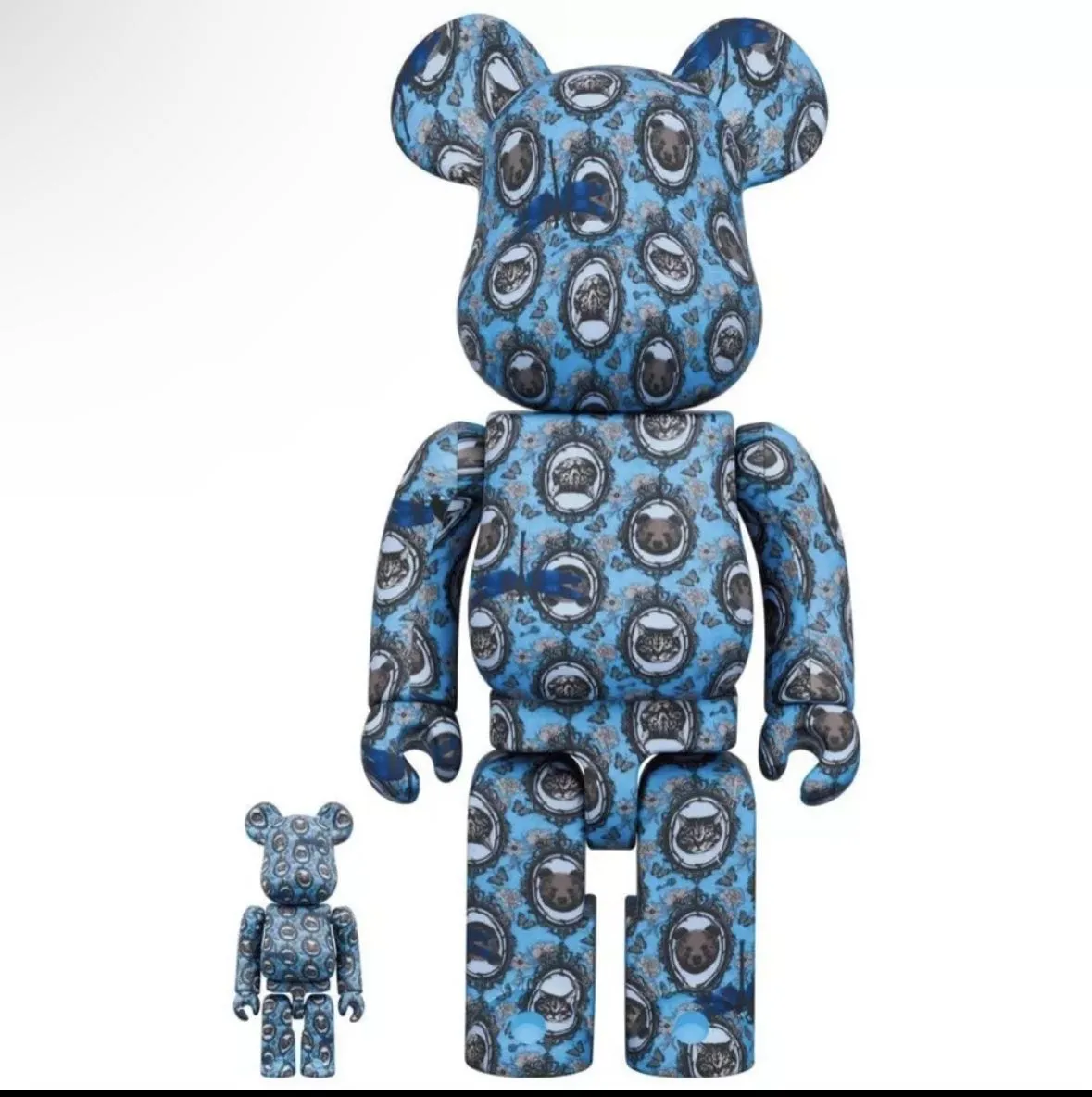 Product image for Medicom Toy Be@rbrick Japonica Robe 100% & 400% Bearbrick set NEW WITH BOX
