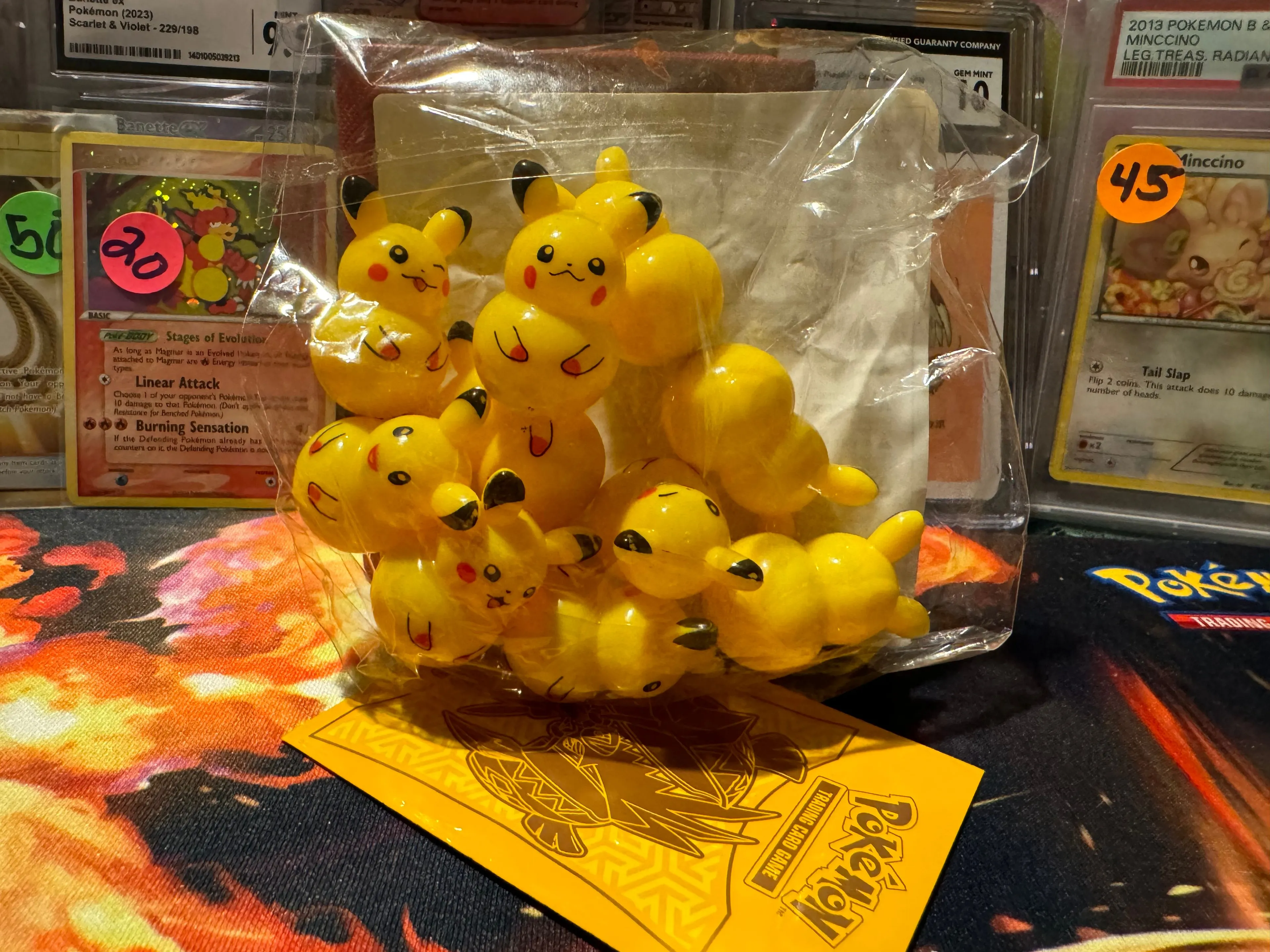 Product image for Pikachu rolly Polly toy set of 5