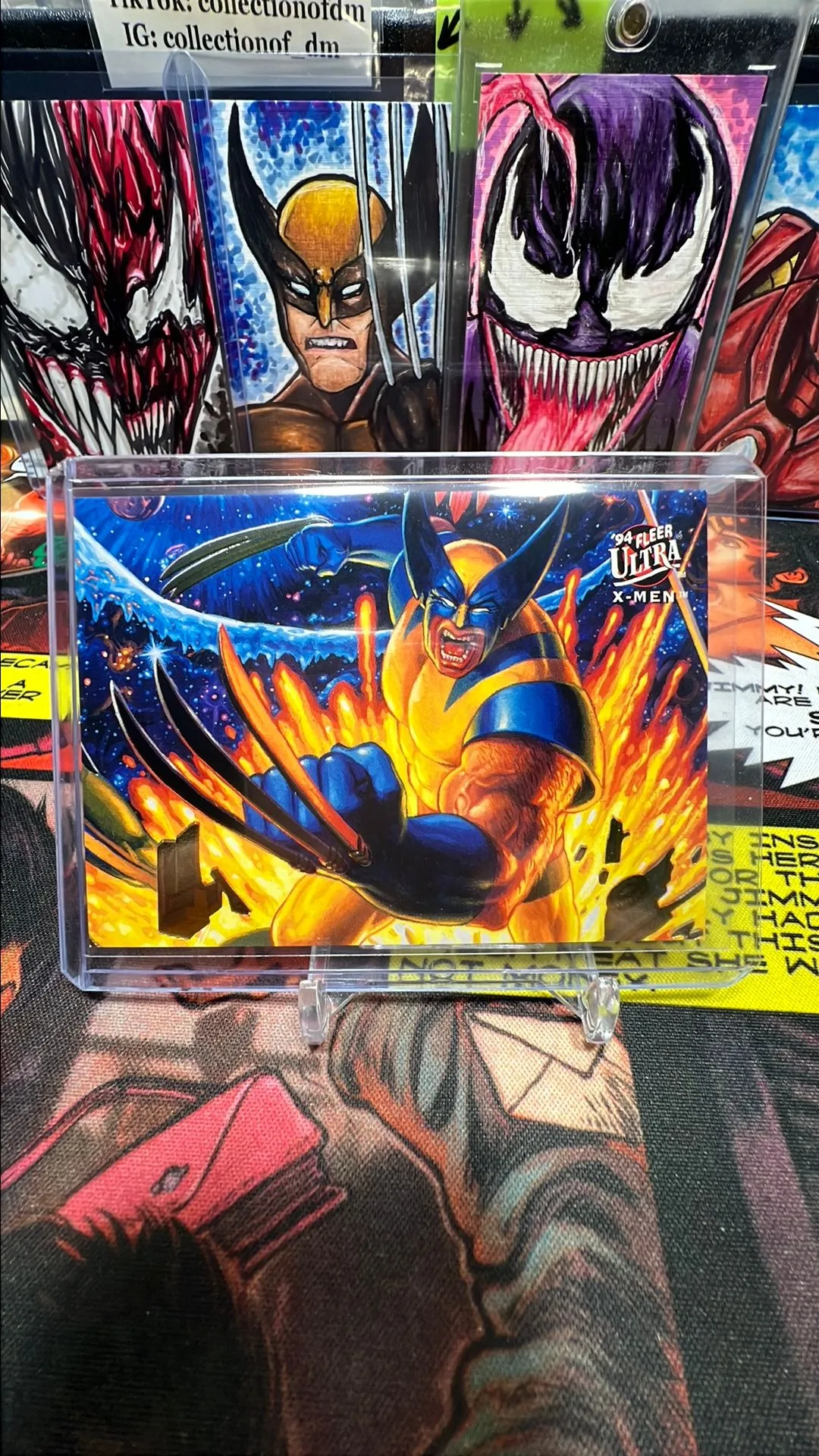Product image for 1994 Fleer Ultra X-Men WOLVERINE Limited Edition SUBSET 5 Of 9