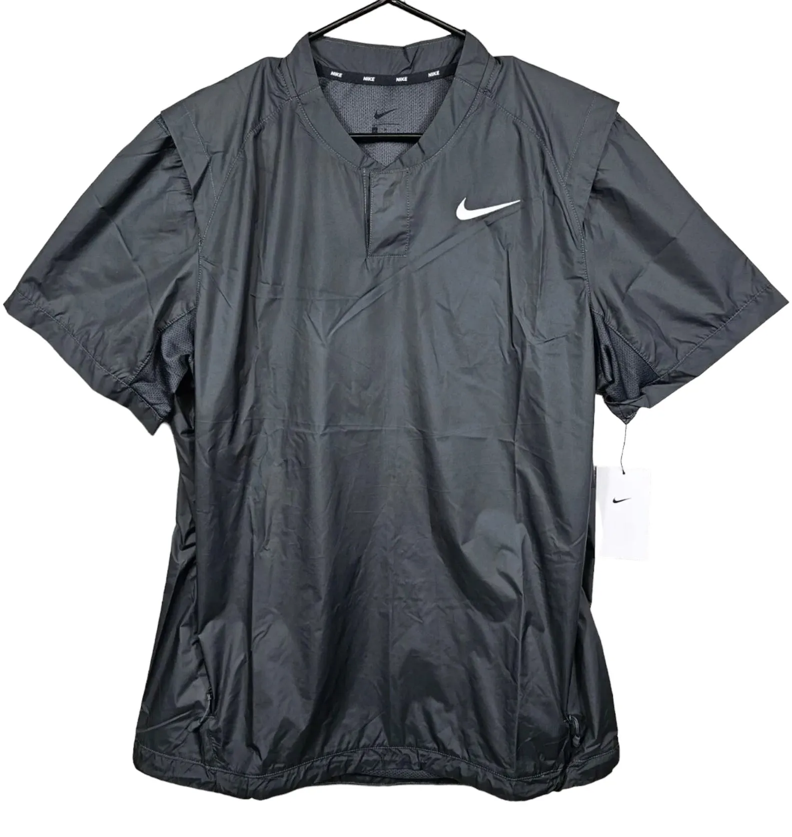Product image for A041 Nike Windshirt Short Sleeve Black XXL
