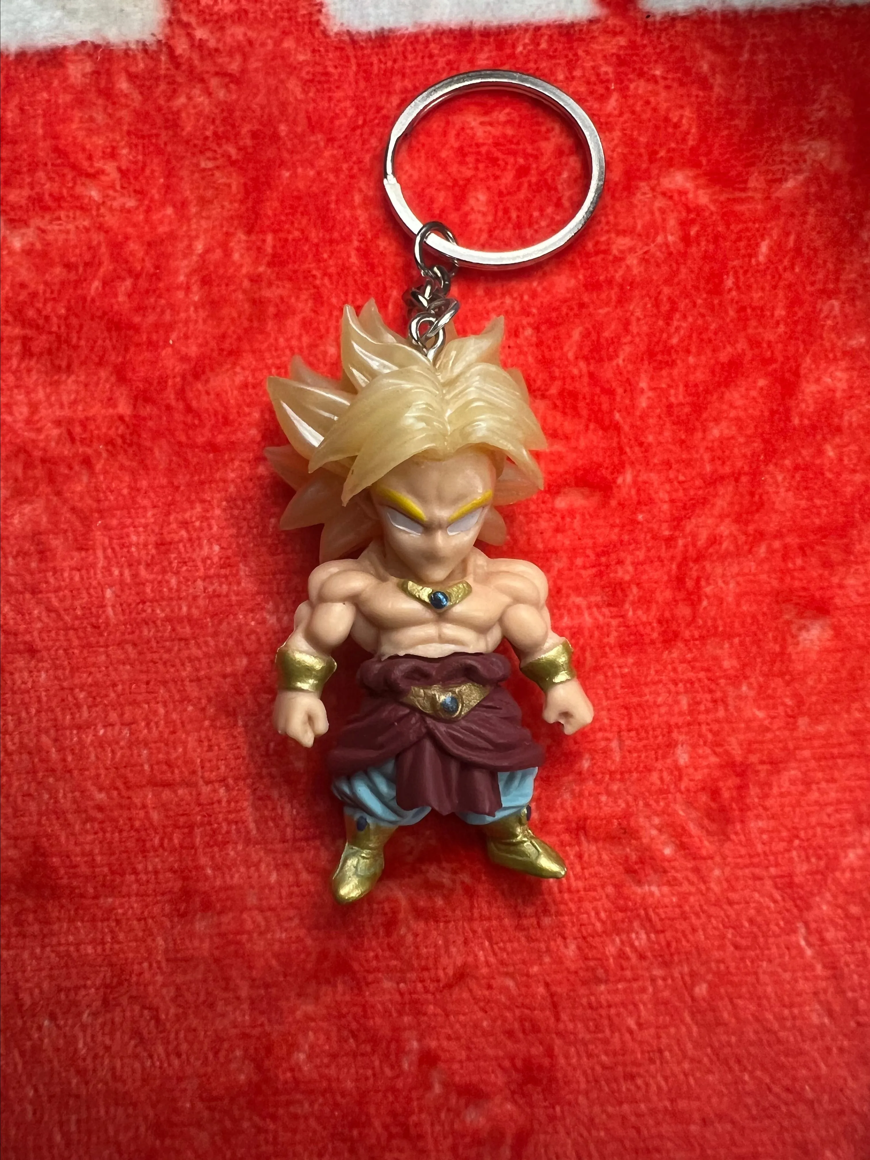 Product image for CUSTOM Mini Dragon Ball Z Super Saiyan Broly Keychain