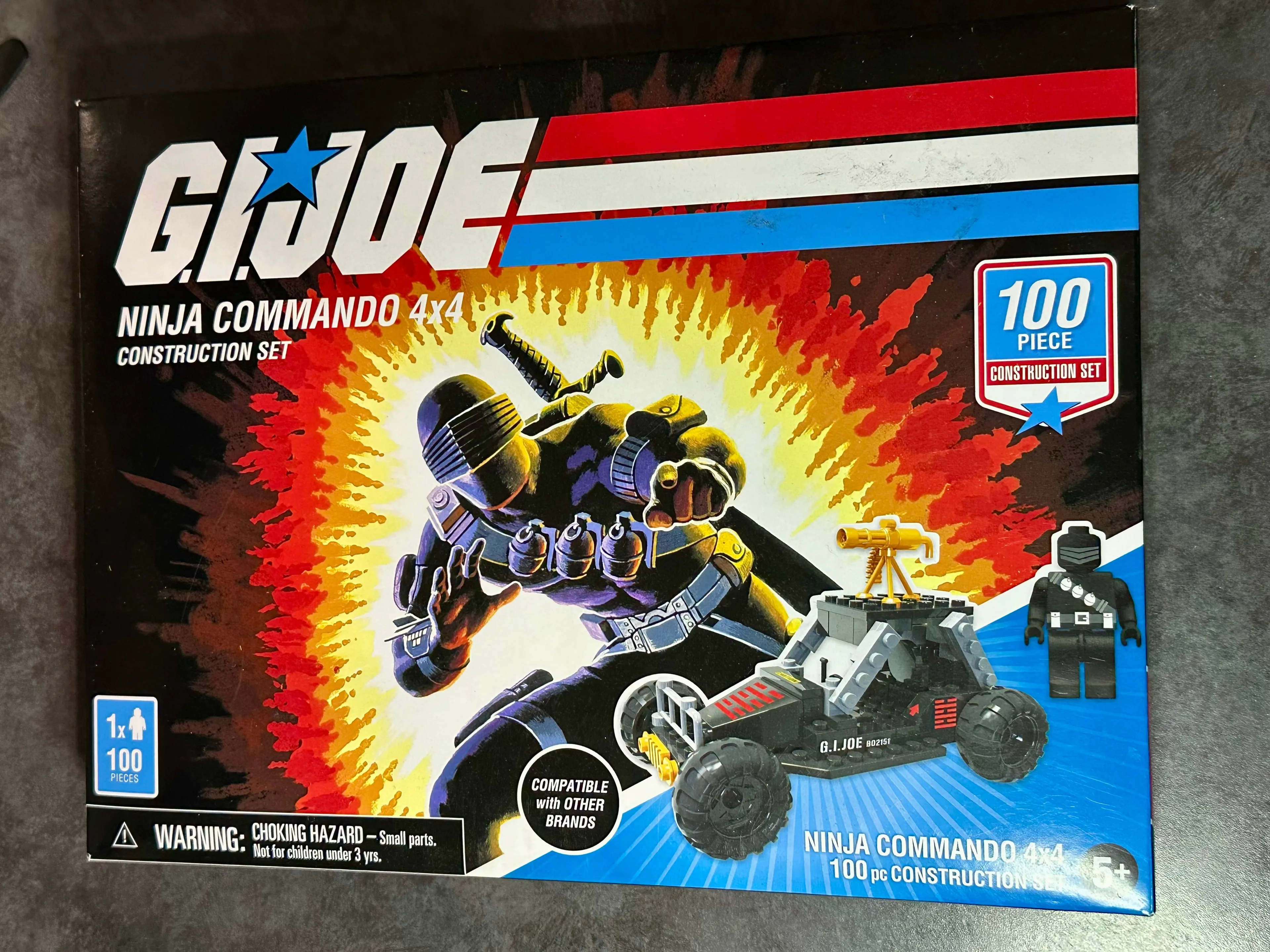 Product image for Toys - G.I.Joe Ninja Commando 4X4 Construction Set 100pc NEW