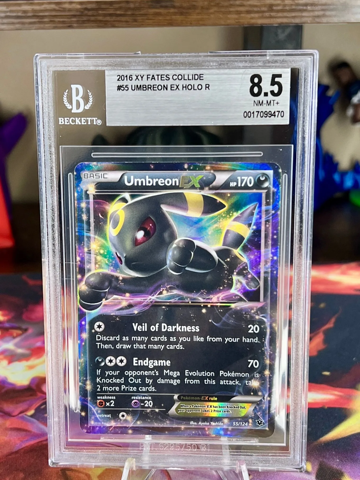2016 Pokemon Umbreon EX Holo #55 XY Fates Collide BGS 8.5  Whatnot: Shop,  Sell, Connect