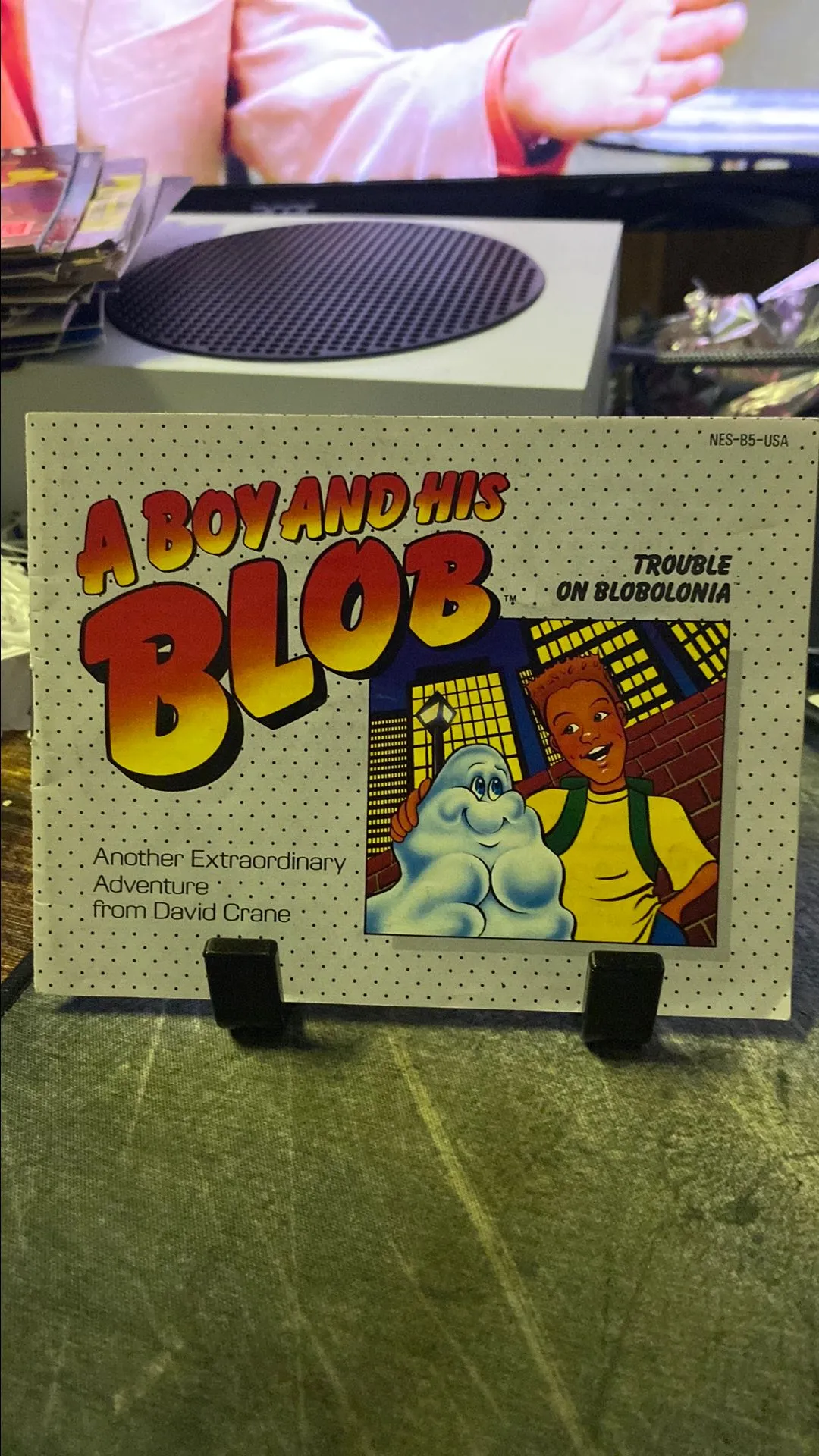 Product image for A Boy and his Blob MANUAL ONLY NES