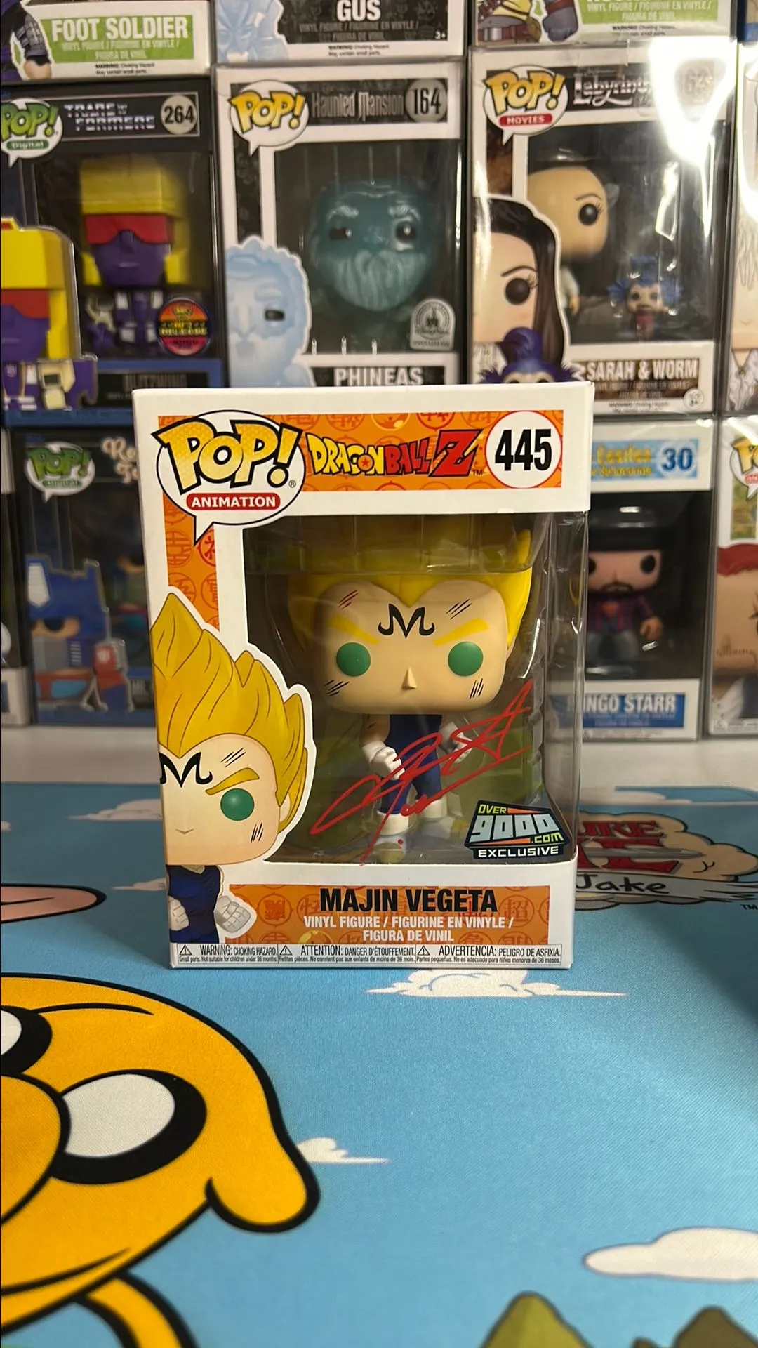 Product image for Majin Vegeta Over 9000 Signed (Dragon Ball Z) 445