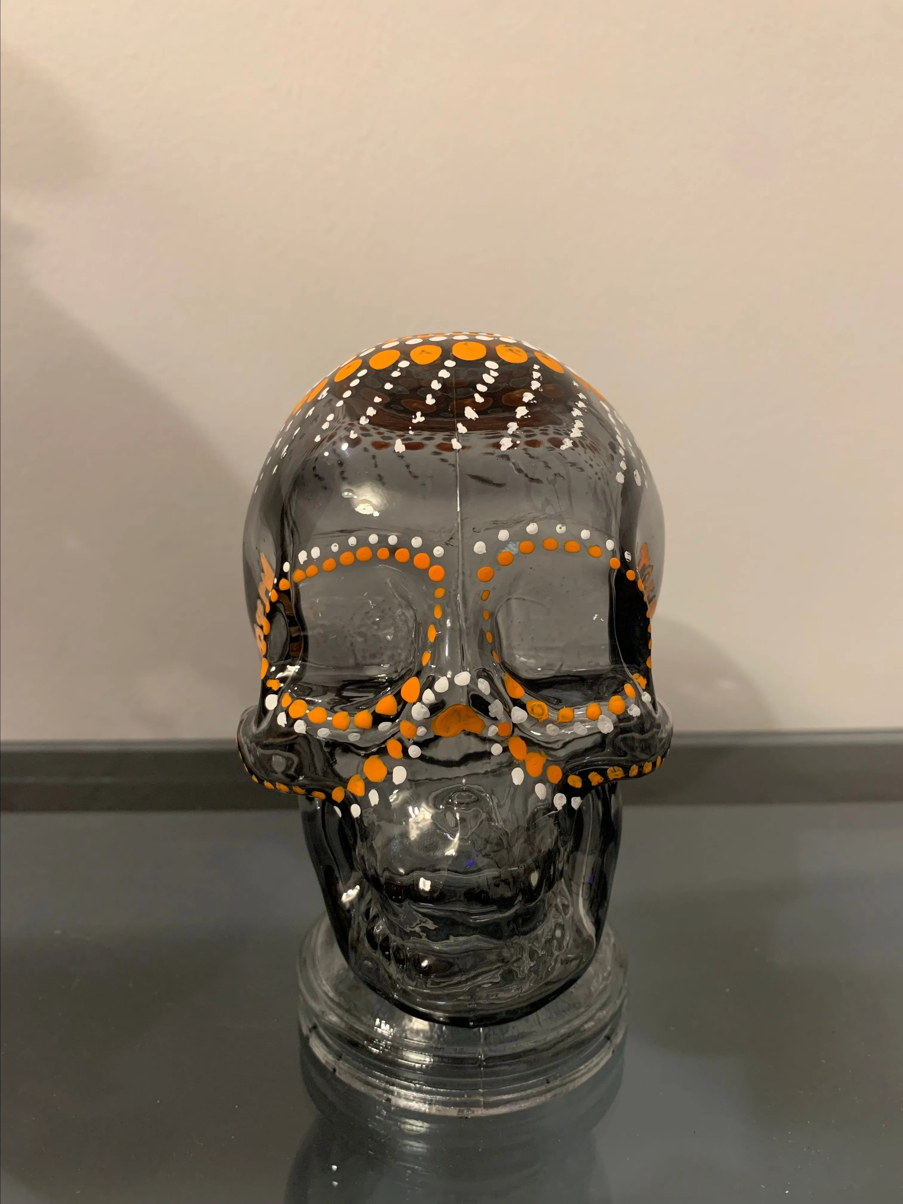 Product image for Glass Candy Skull - Halloween